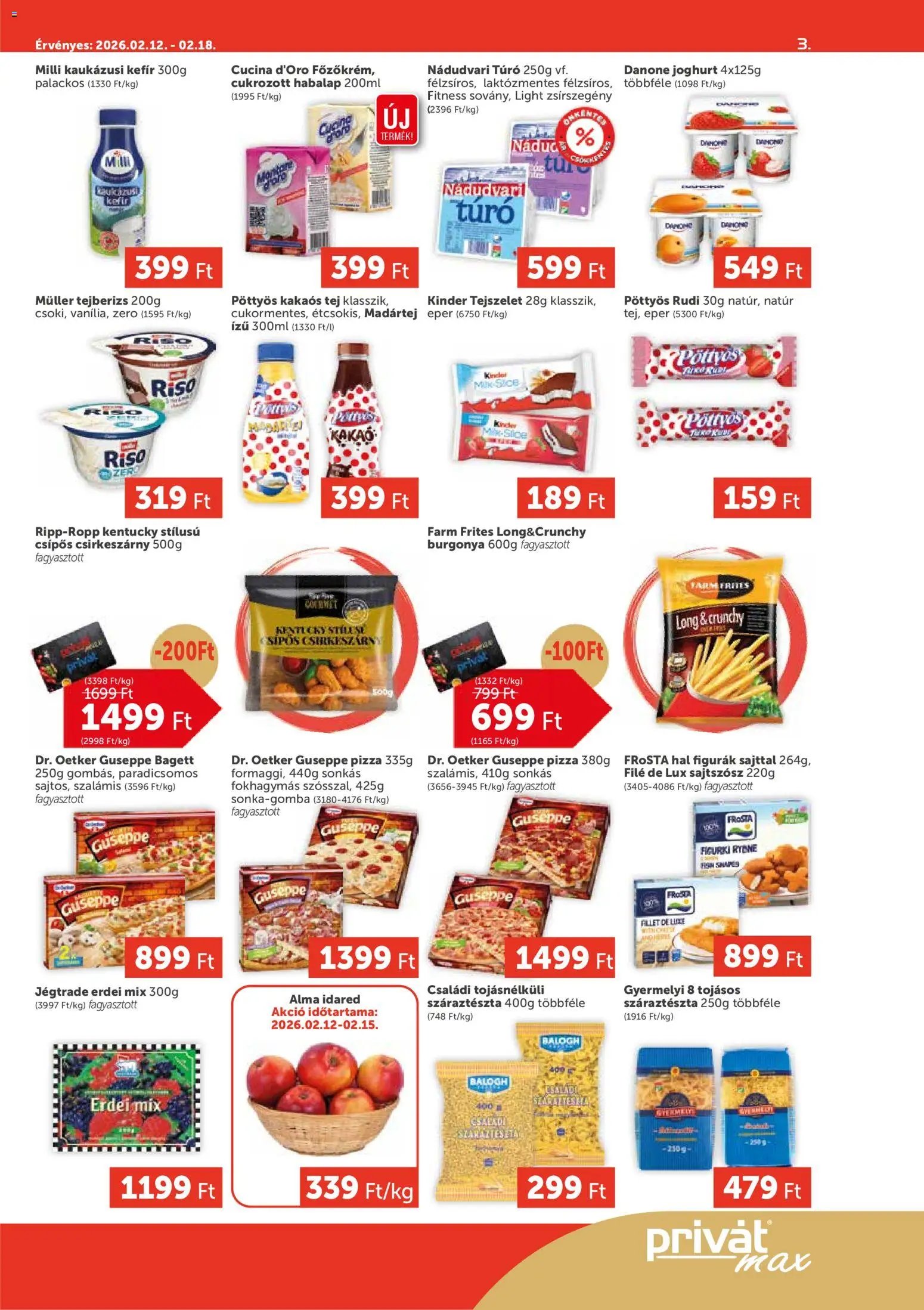 PRIVÁT újság 2026.02.12. Aktuális szórólap MAX (2026-02-12 - 2026-02-18)