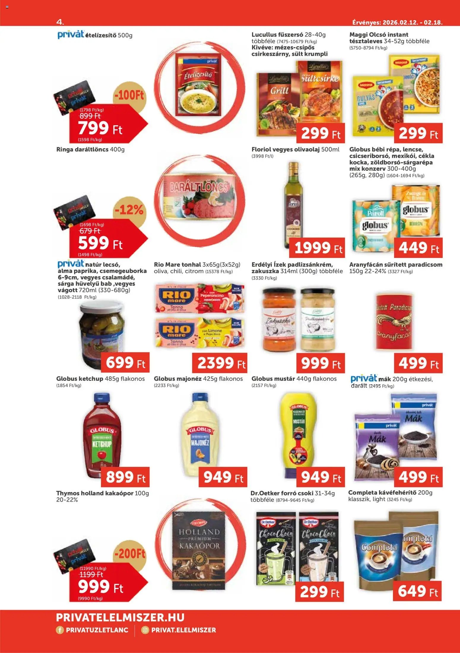 PRIVÁT újság 2026.02.12. Aktuális szórólap MAX (2026-02-12 - 2026-02-18)