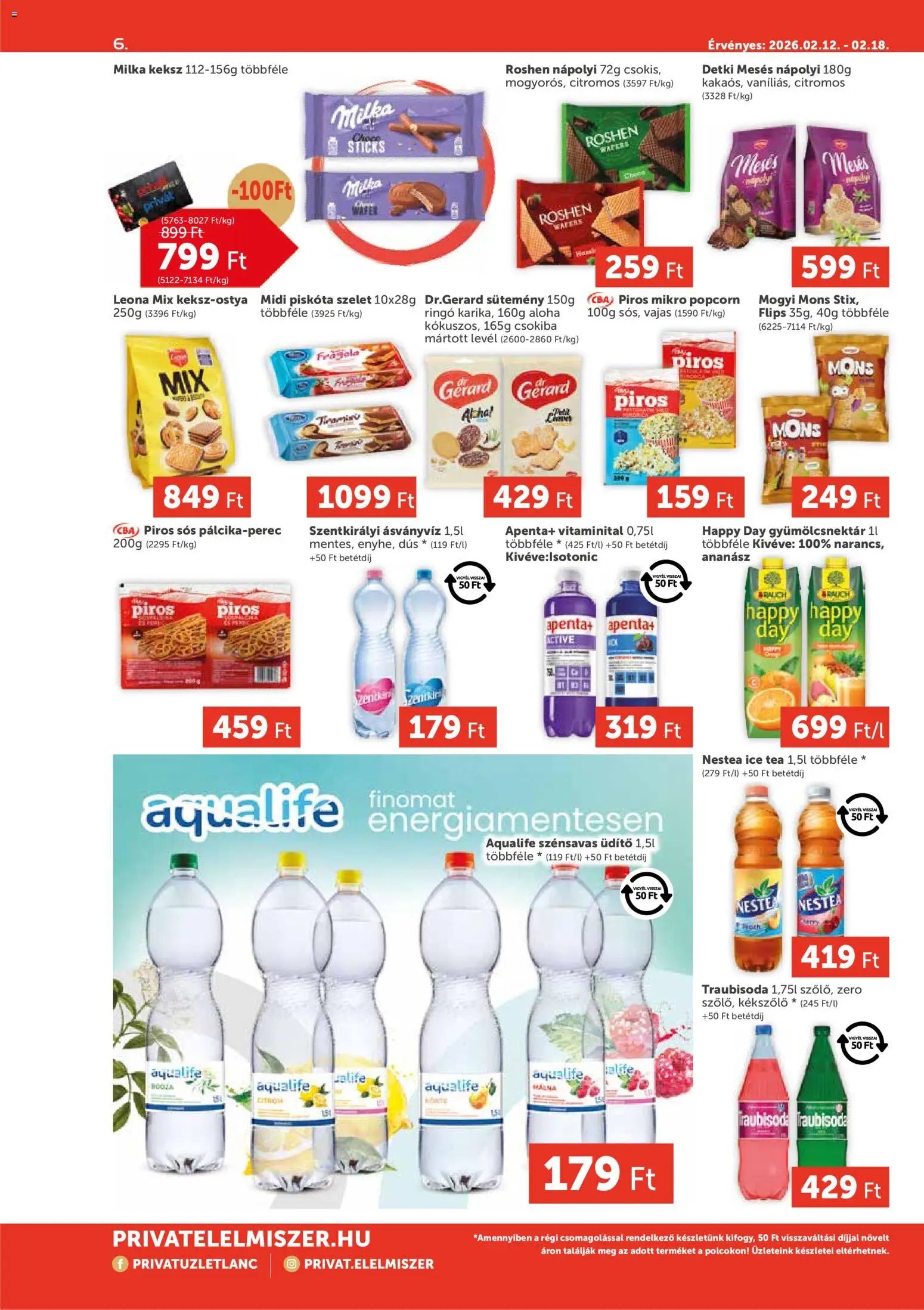 PRIVÁT újság 2026.02.12. Aktuális szórólap MAX (2026-02-12 - 2026-02-18)