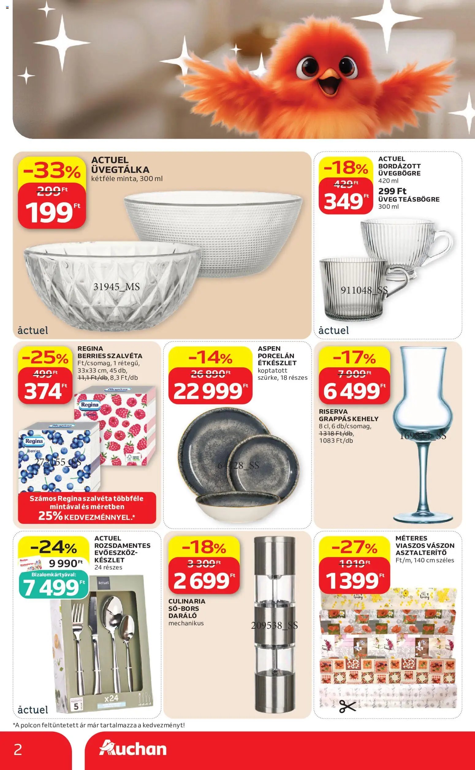 Auchan újság 2026.08.21. Auchan Lakberendezés ajánlatok