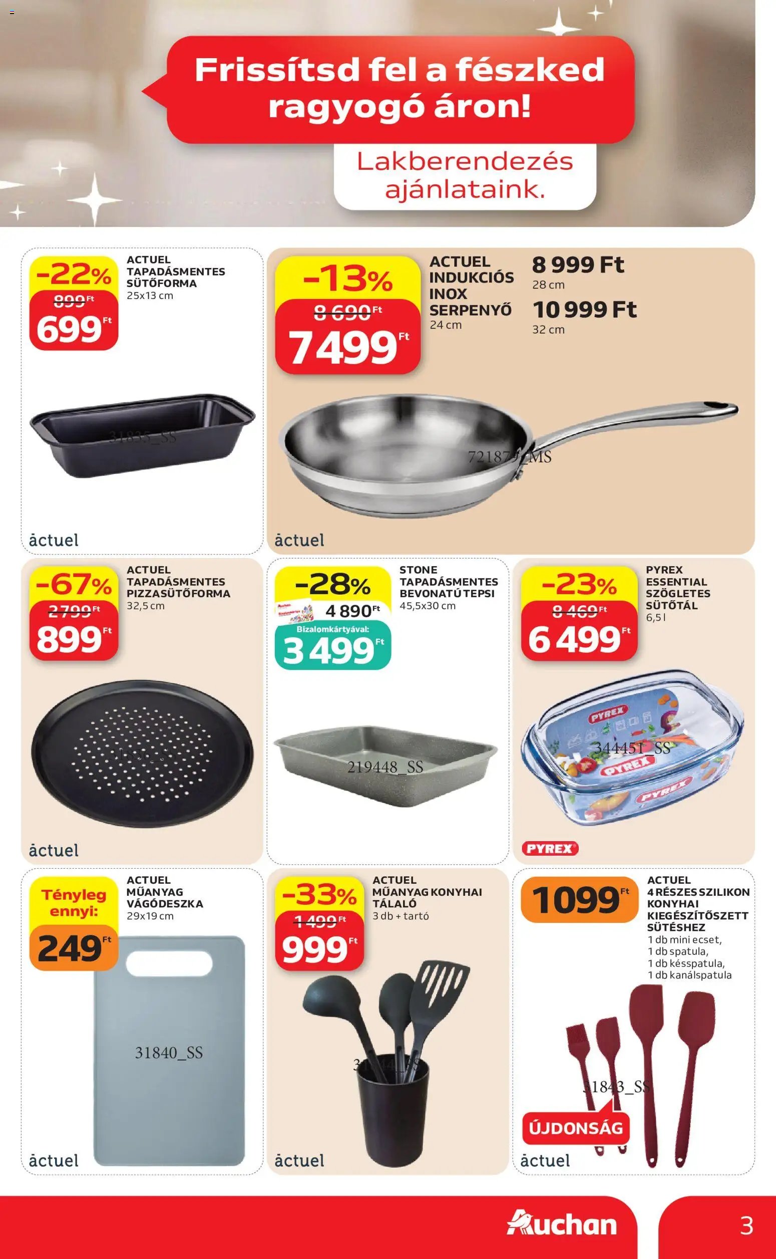 Auchan újság 2026.08.21. Auchan Lakberendezés ajánlatok