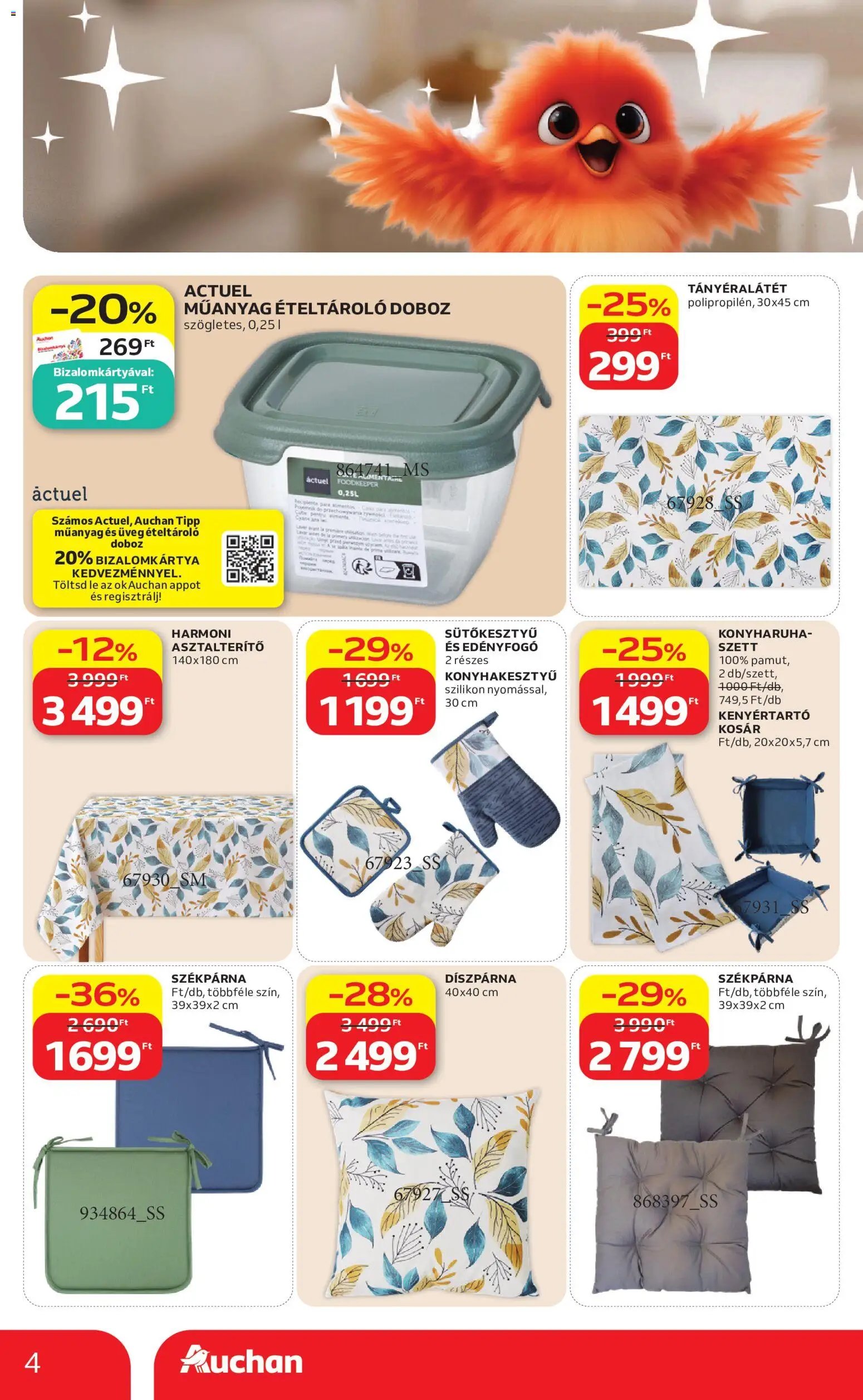 Auchan újság 2026.08.21. Auchan Lakberendezés ajánlatok