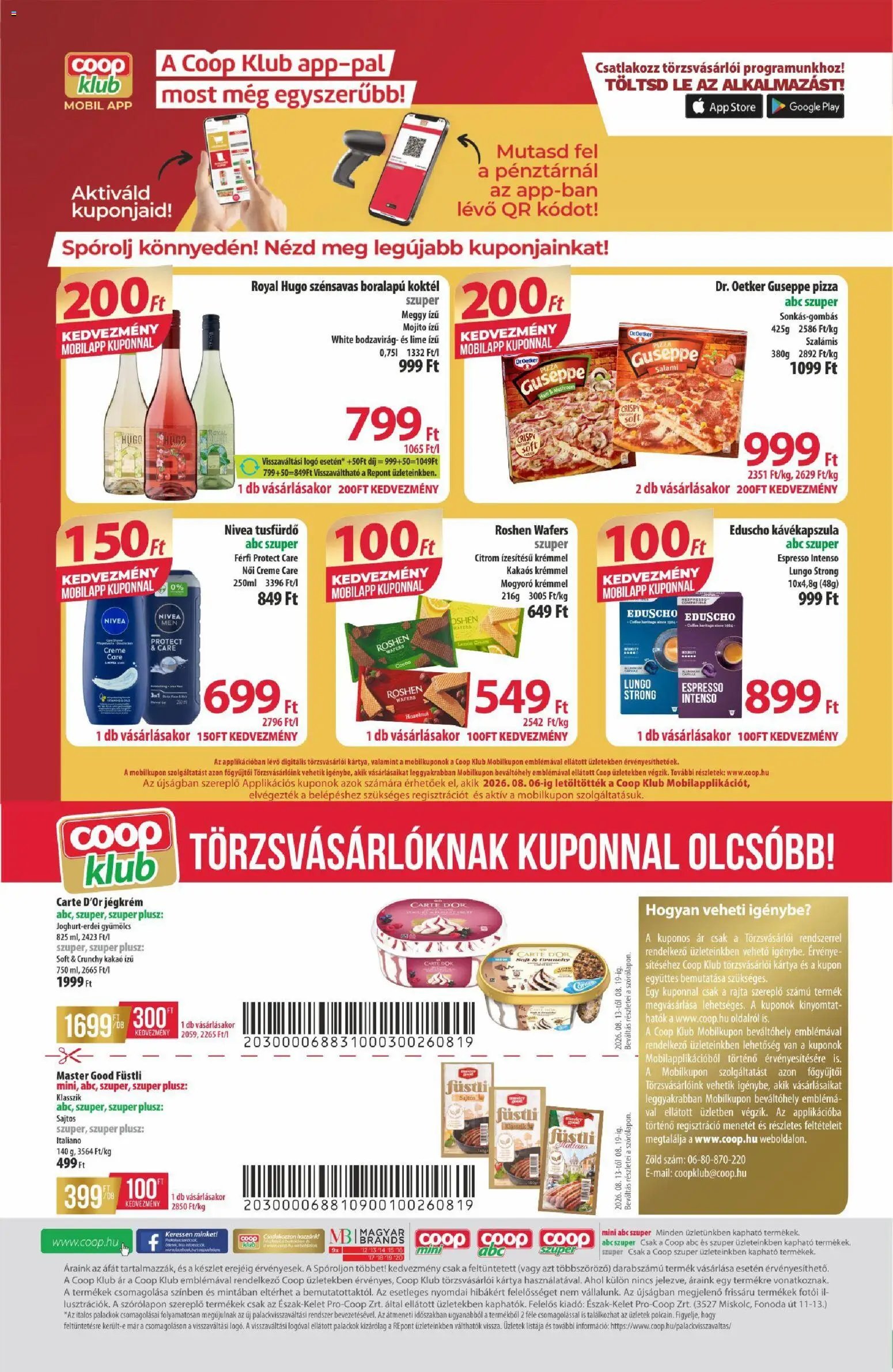 COOP újság 2026.08.13. COOP - Újság Észak Kelet Pro-Coop Zrt