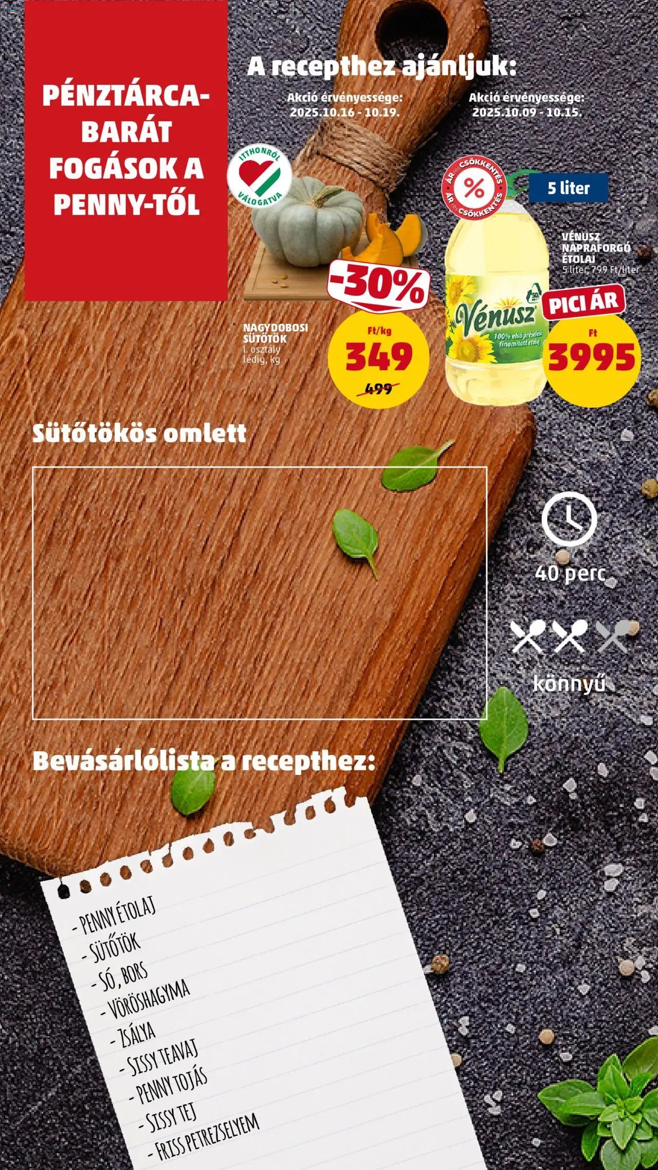 PENNY újság 2025.10.16. Akciós újság PENNY (2025-10-16 - 2025-10-21)