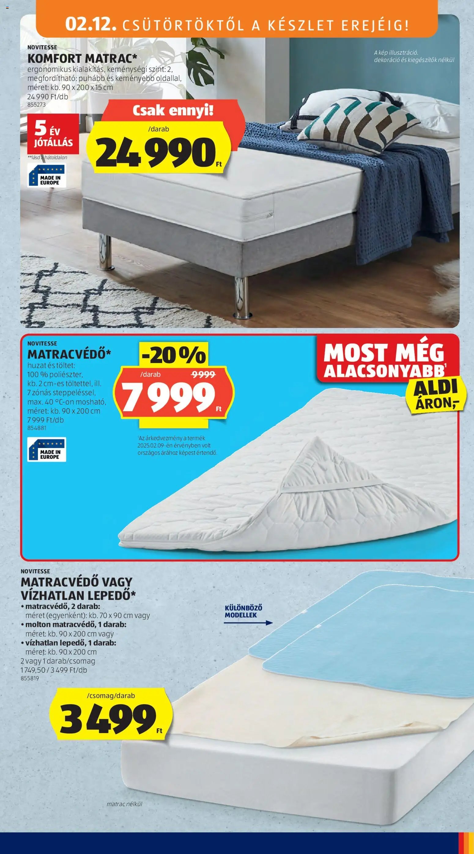 Aldi újság 2026.02.12. Középső sor termékei (2026-02-12 - 2026-02-18)