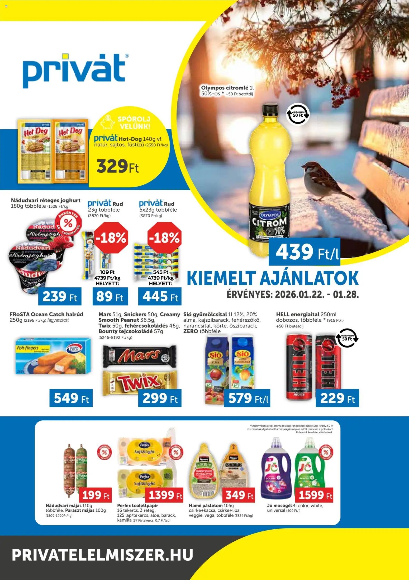 PRIVÁT újság 2026.01.22. Déli vármegyék (2026-01-22 - 2026-01-28)