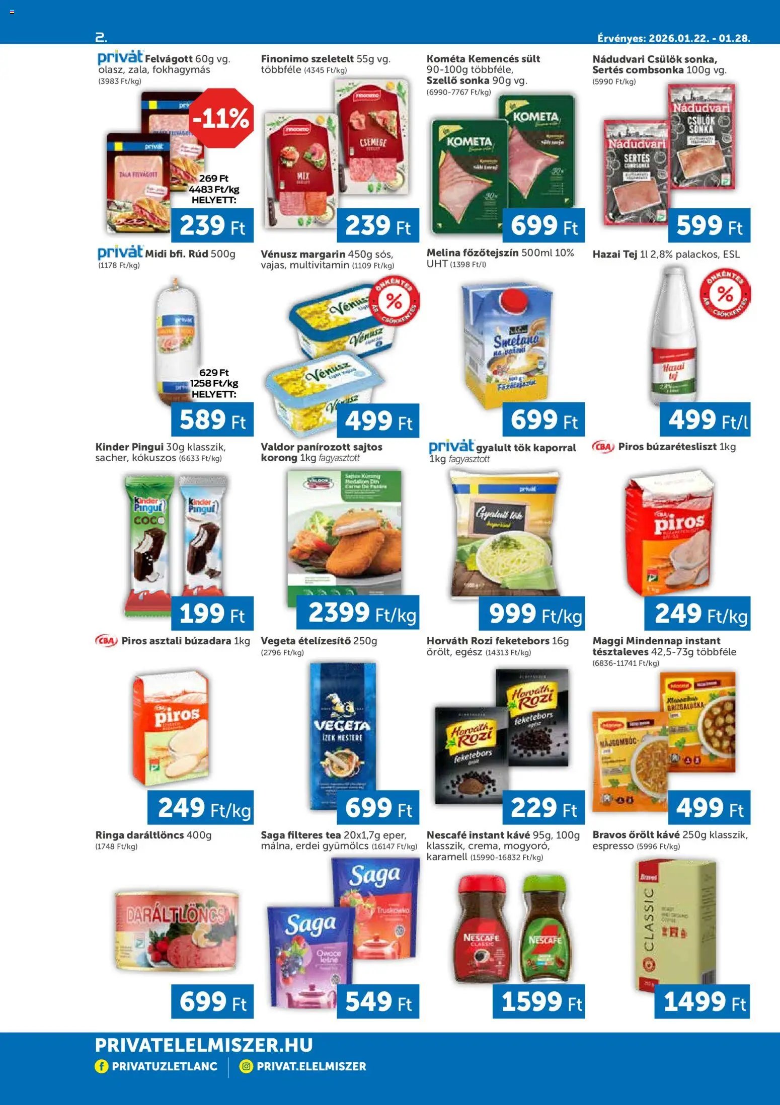 PRIVÁT újság 2026.01.22. Déli vármegyék (2026-01-22 - 2026-01-28)