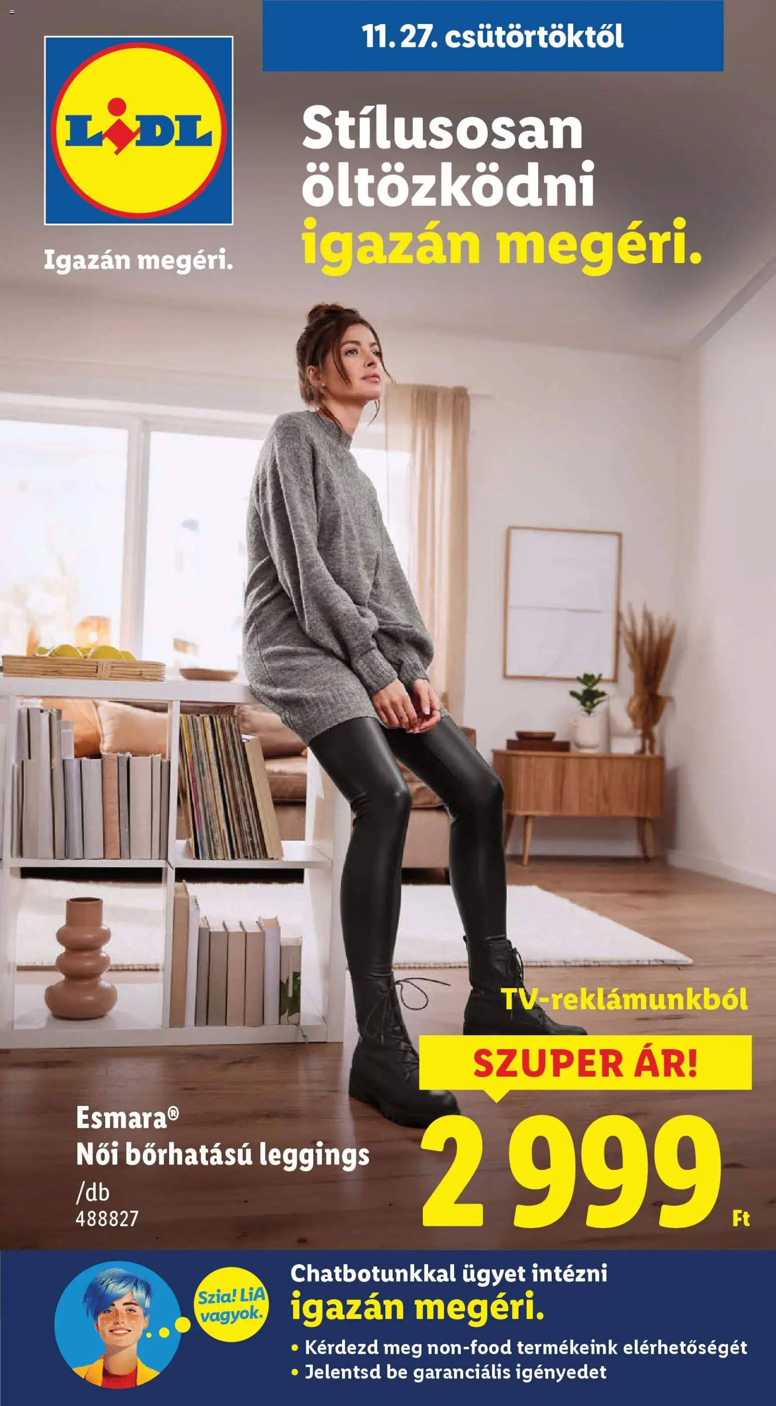 Lidl újság 2025.11.27. Nonfood kínálatunk (2025-11-27 - 2025-12-03)