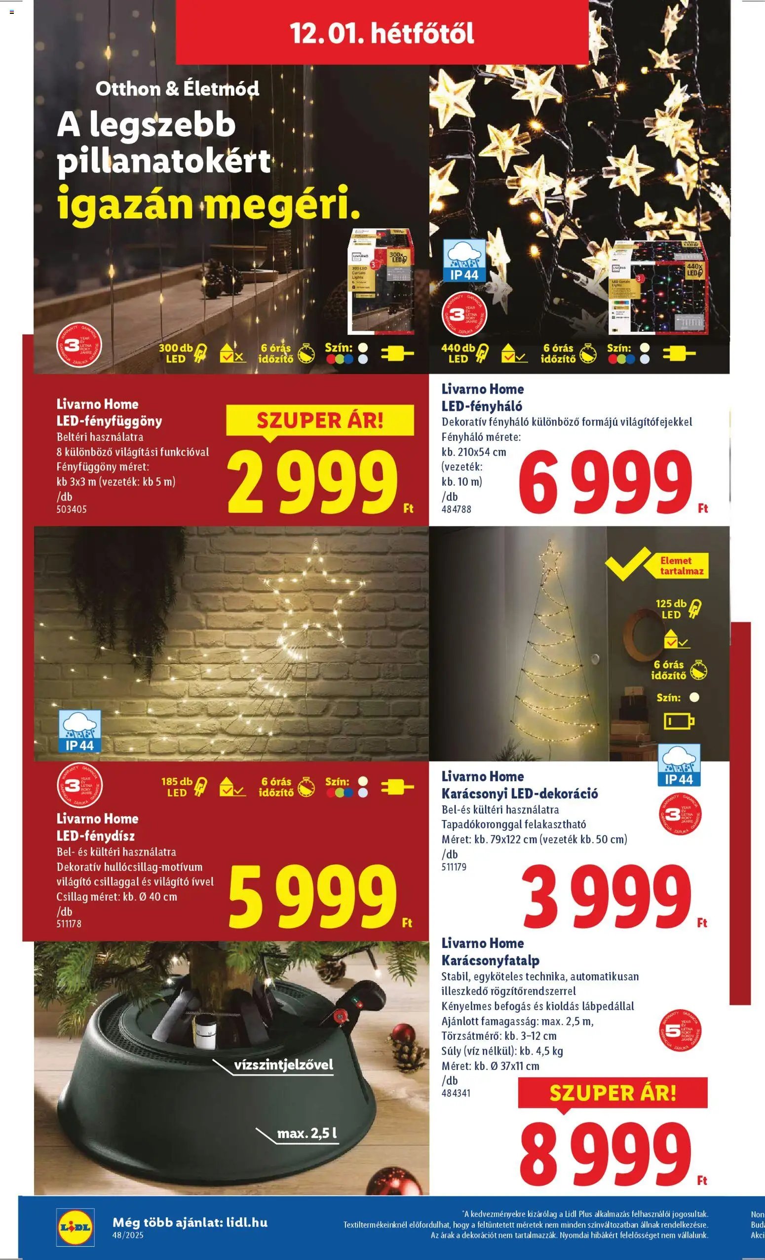 Lidl újság 2025.11.27. Nonfood kínálatunk (2025-11-27 - 2025-12-03)