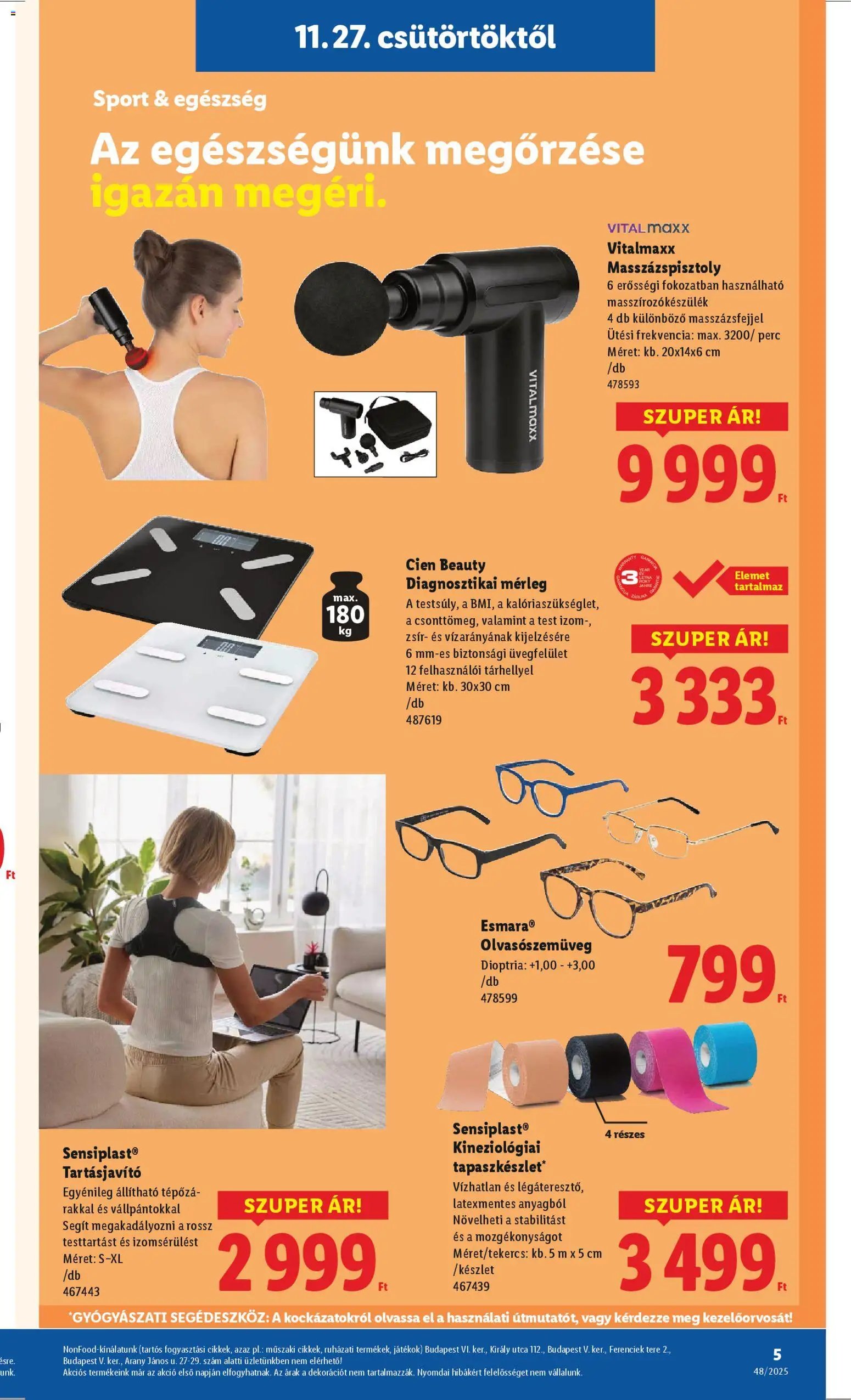 Lidl újság 2025.11.27. Nonfood kínálatunk (2025-11-27 - 2025-12-03)