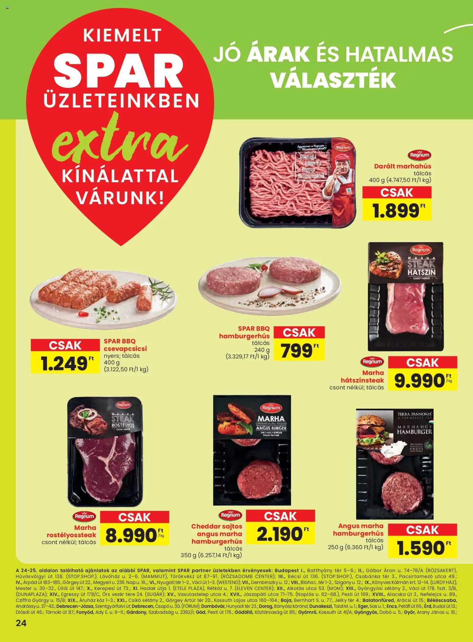 Spar újság 2025.11.20. Extra ajánlat (2025-11-20 - 2025-11-26)