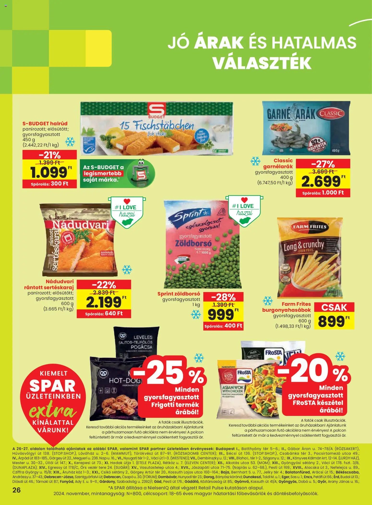 Spar újság 2025.11.20. Extra ajánlat (2025-11-20 - 2025-11-26)
