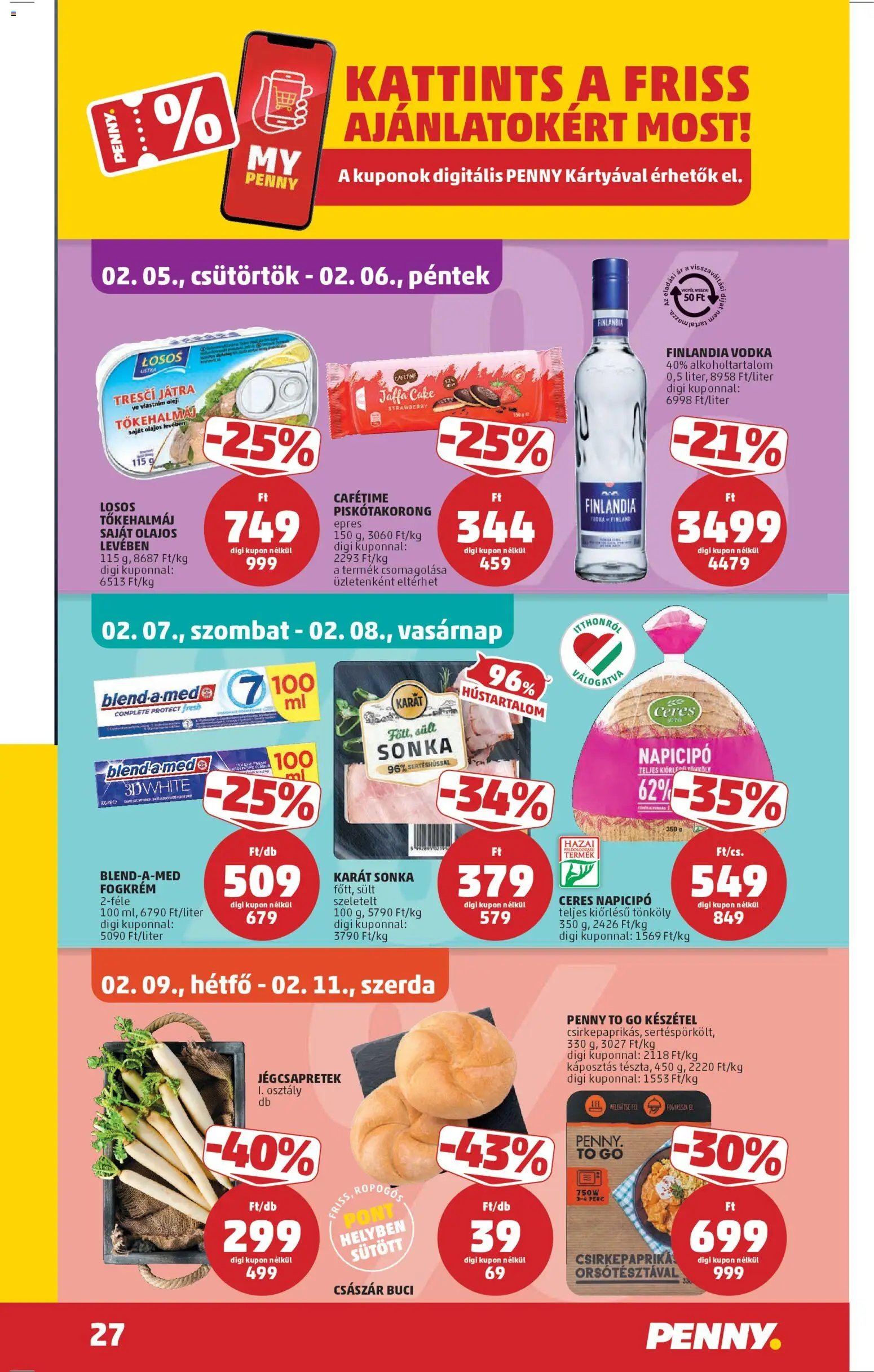 PENNY újság 2026.02.05. Akciós újság PENNY (2026-02-05 - 2026-02-11)