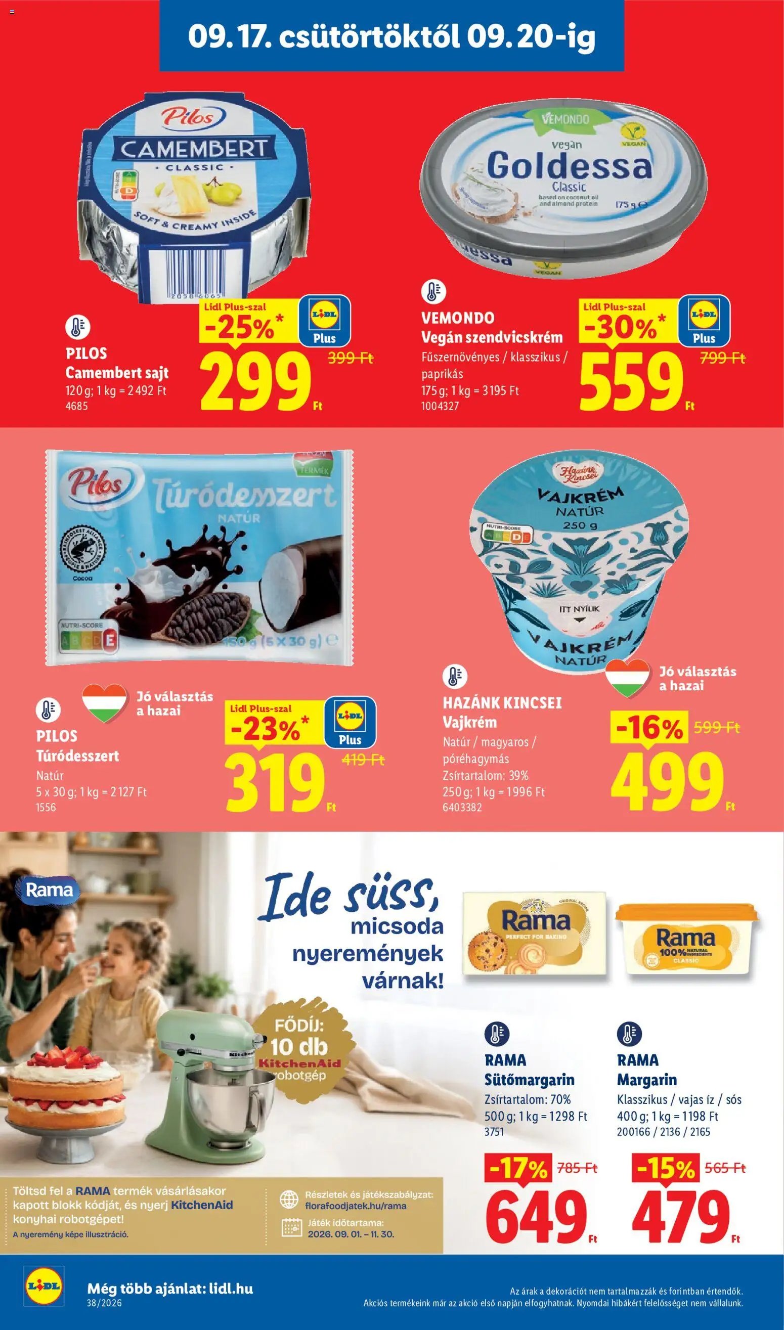Lidl újság 2026.09.17. Lidl akciós újság