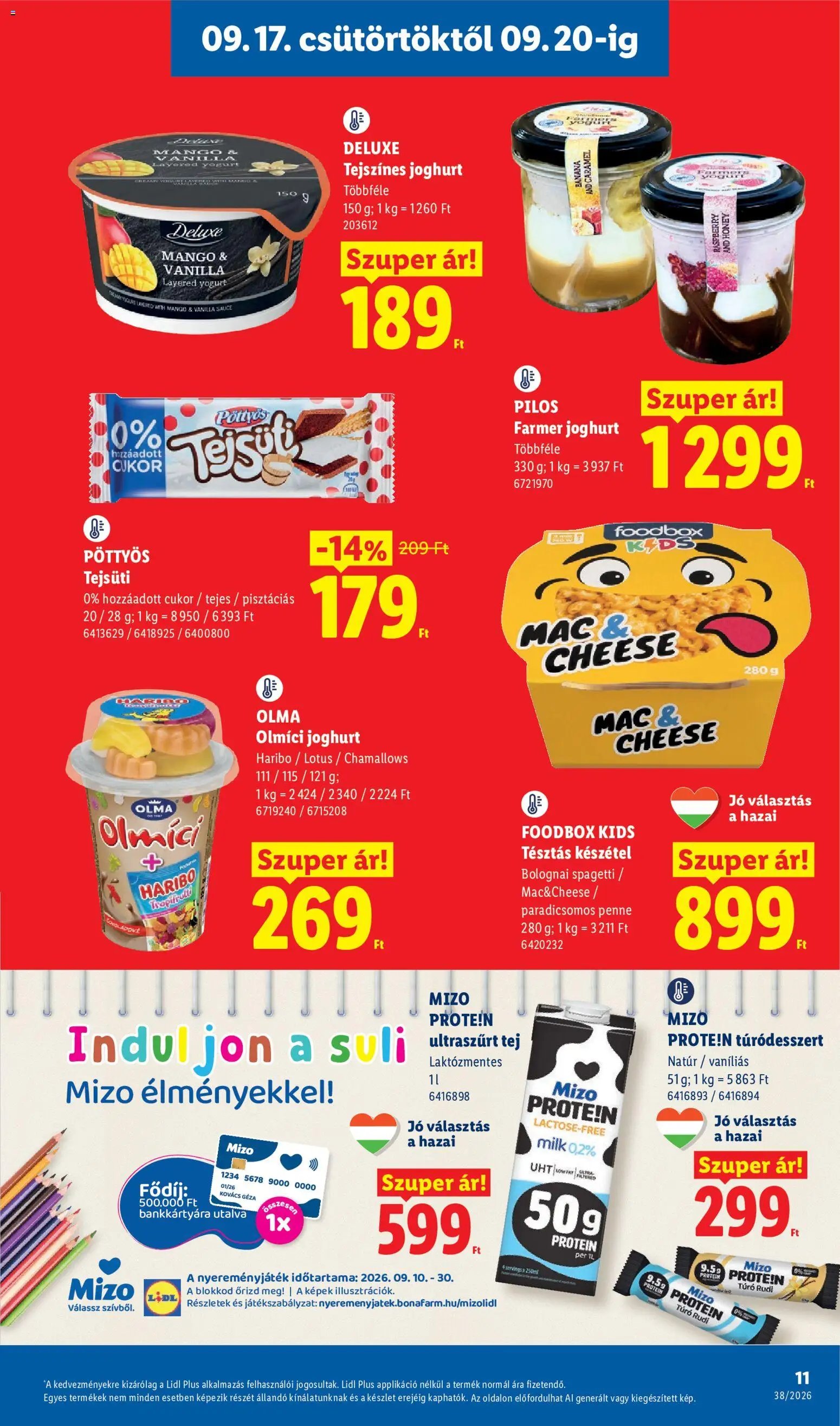 Lidl újság 2026.09.17. Lidl akciós újság