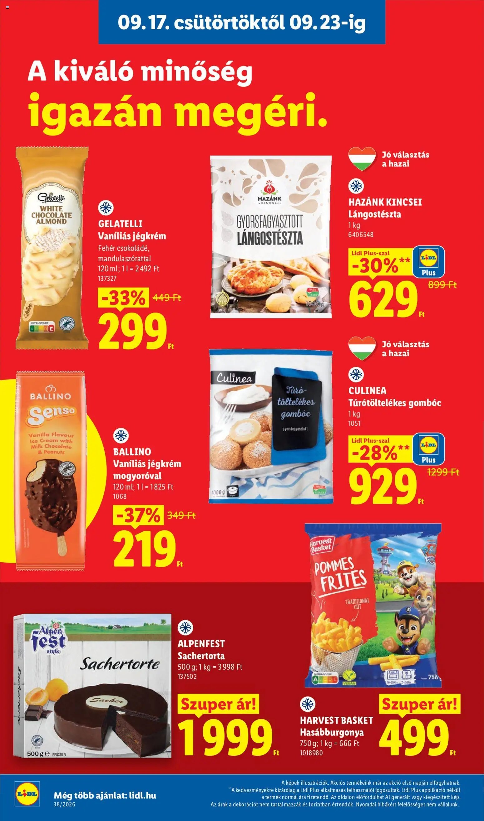Lidl újság 2026.09.17. Lidl akciós újság
