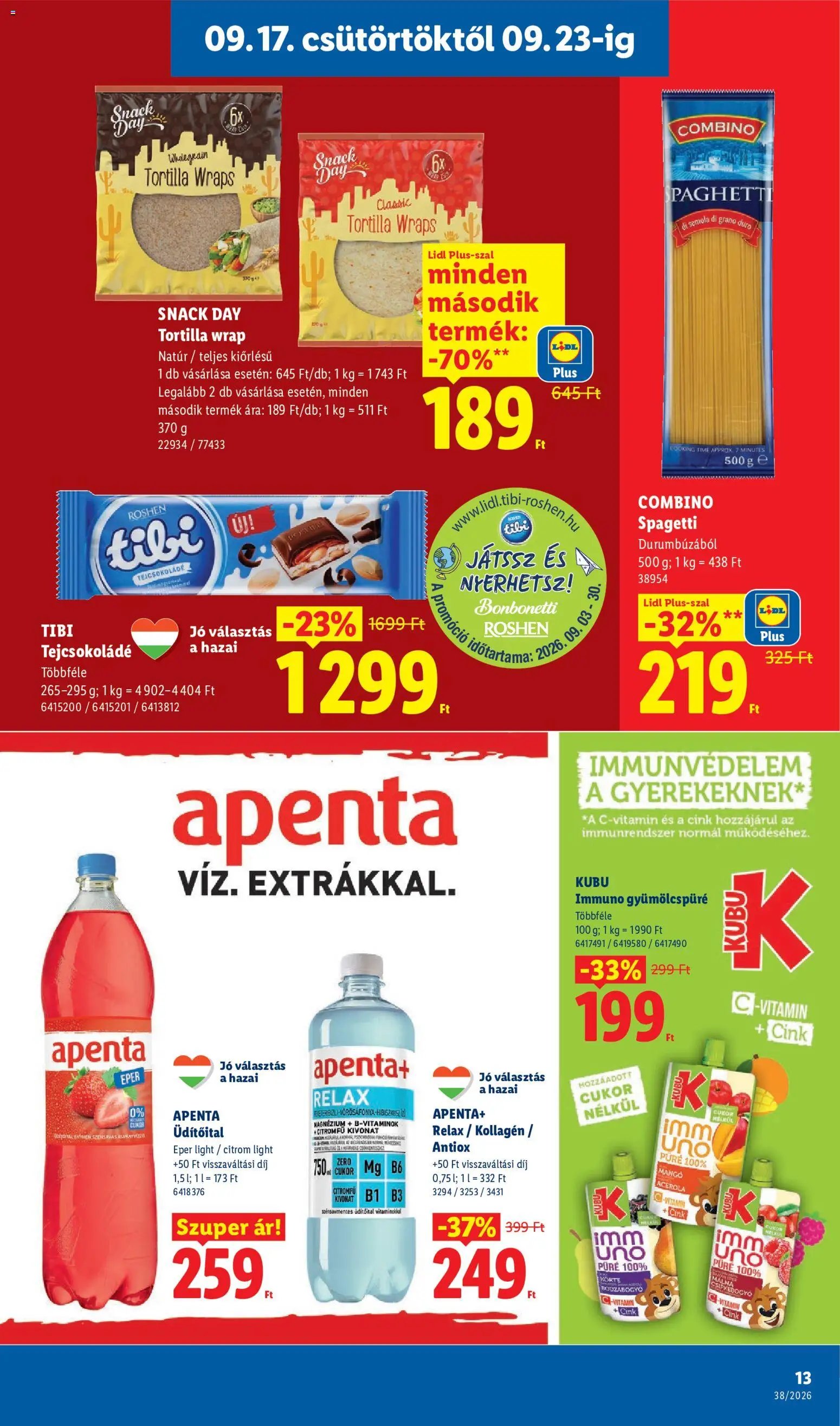 Lidl újság 2026.09.17. Lidl akciós újság