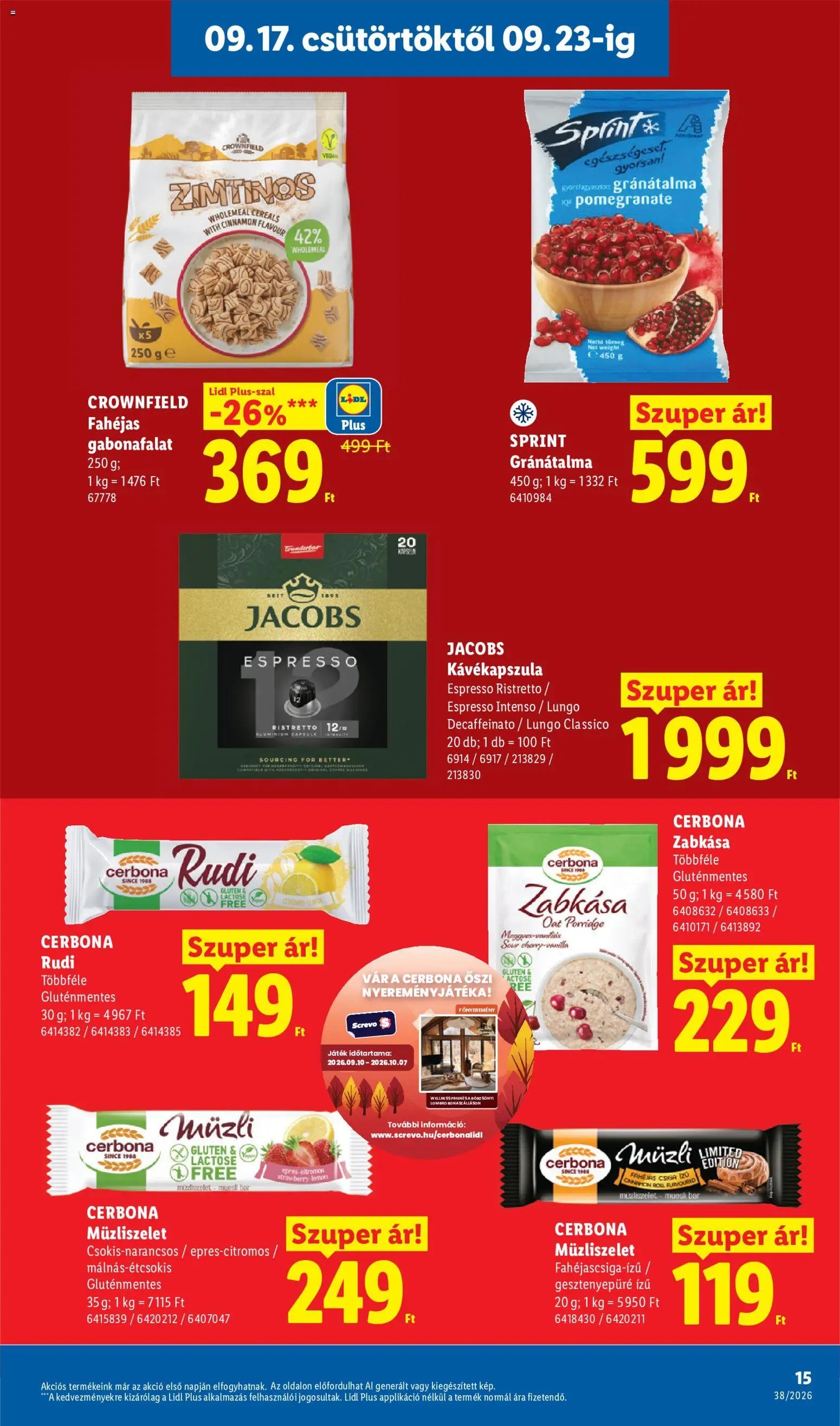 Lidl újság 2026.09.17. Lidl akciós újság