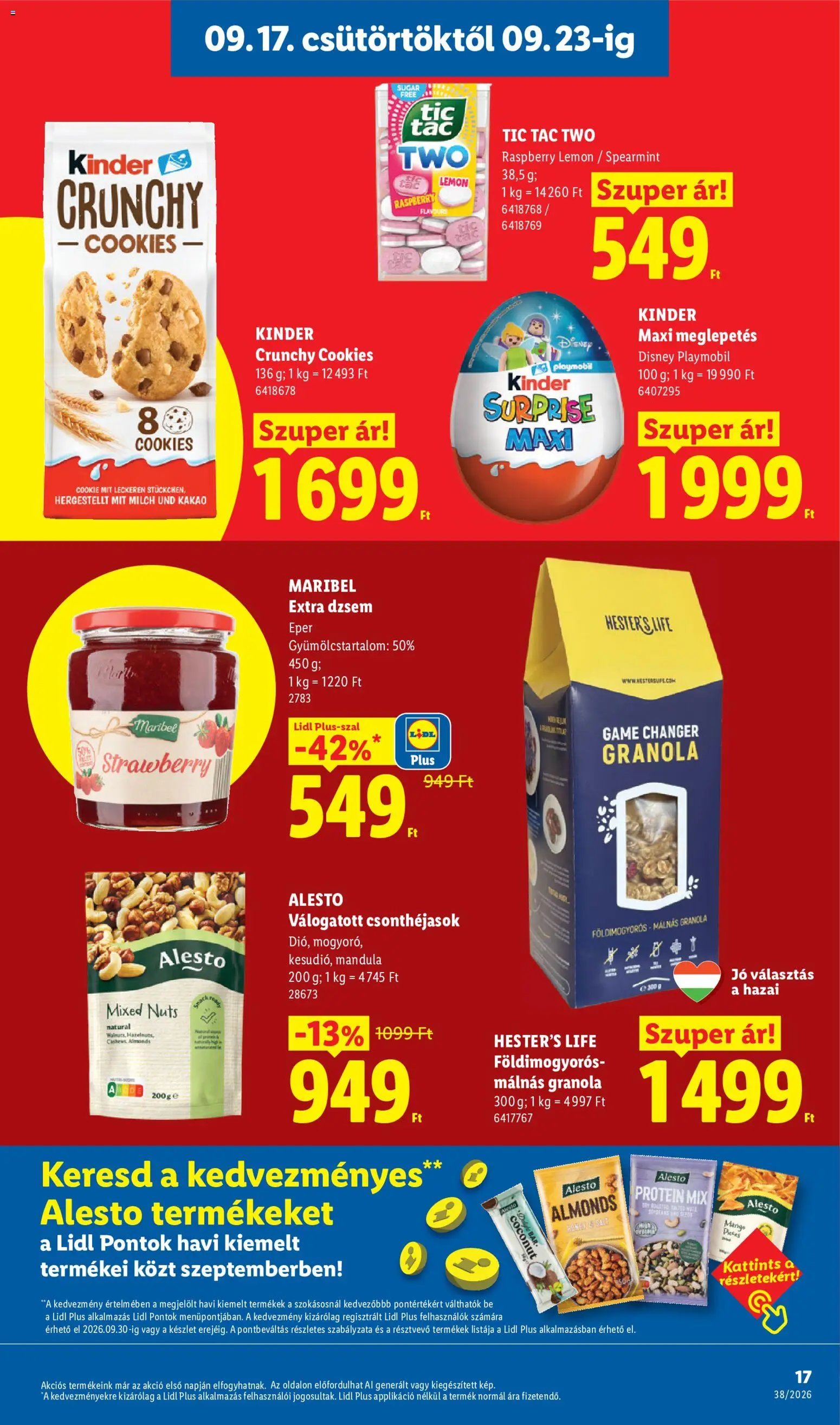 Lidl újság 2026.09.17. Lidl akciós újság