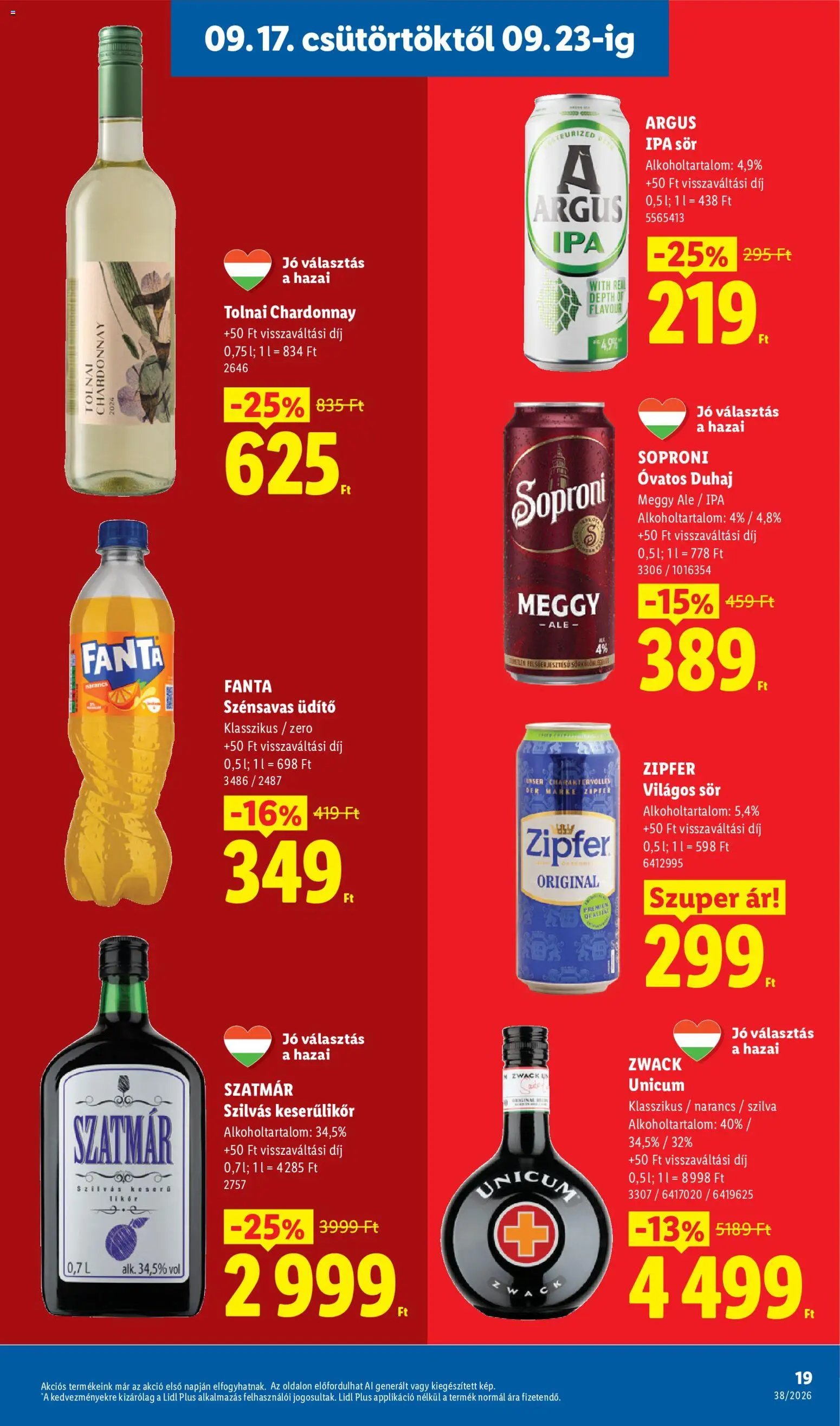 Lidl újság 2026.09.17. Lidl akciós újság