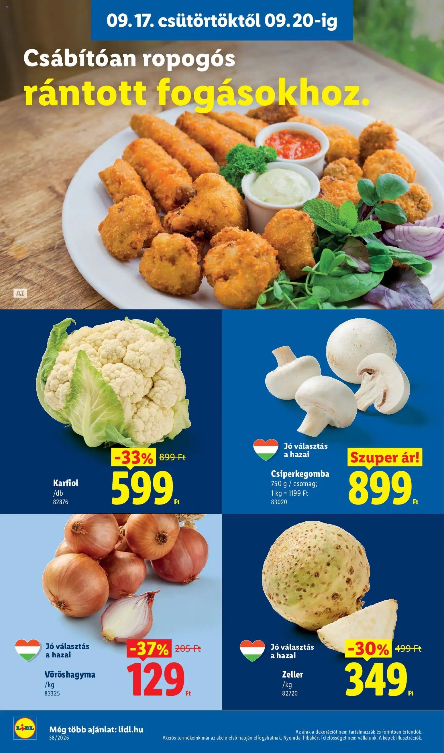 Lidl újság 2026.09.17. Lidl akciós újság