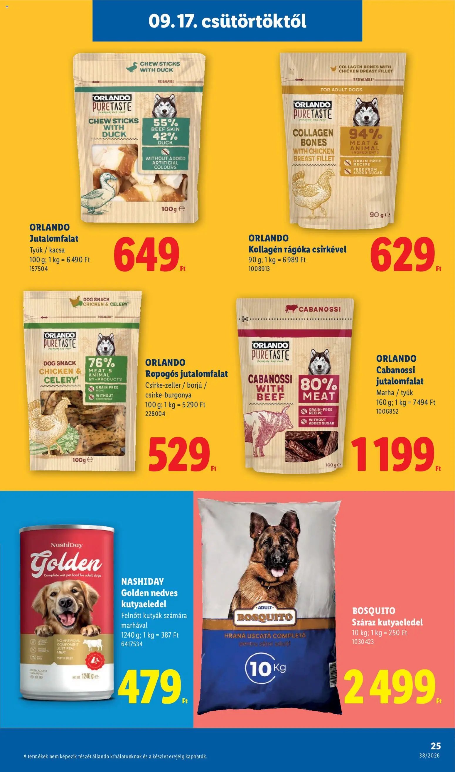 Lidl újság 2026.09.17. Lidl akciós újság