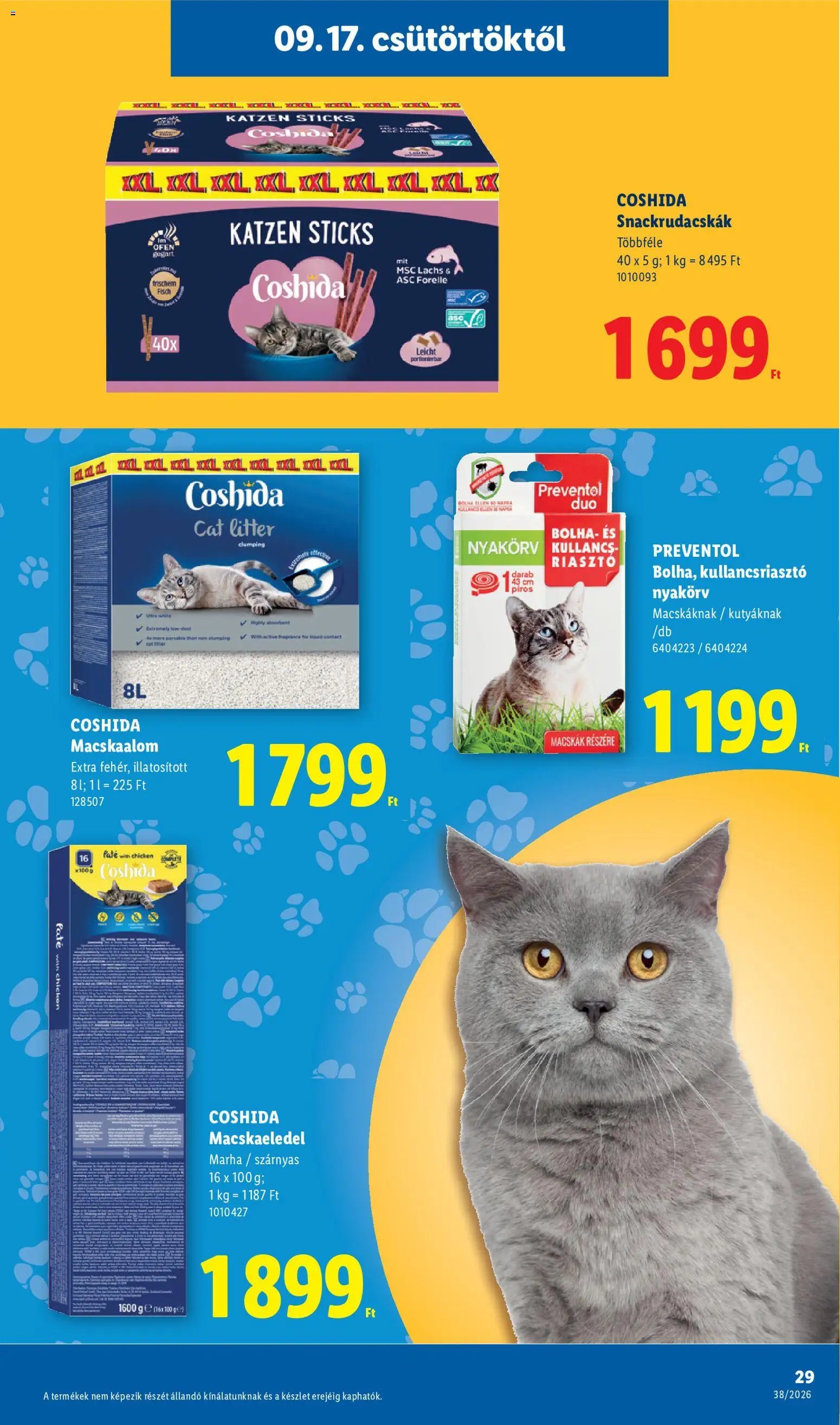 Lidl újság 2026.09.17. Lidl akciós újság