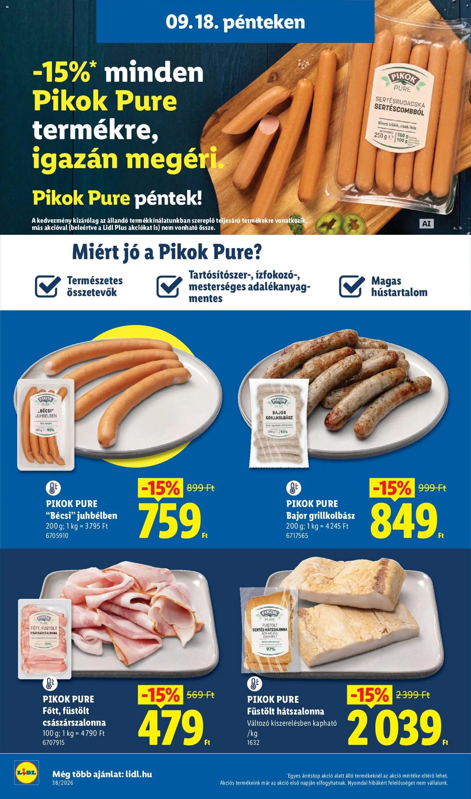 Lidl újság 2026.09.17. Lidl akciós újság