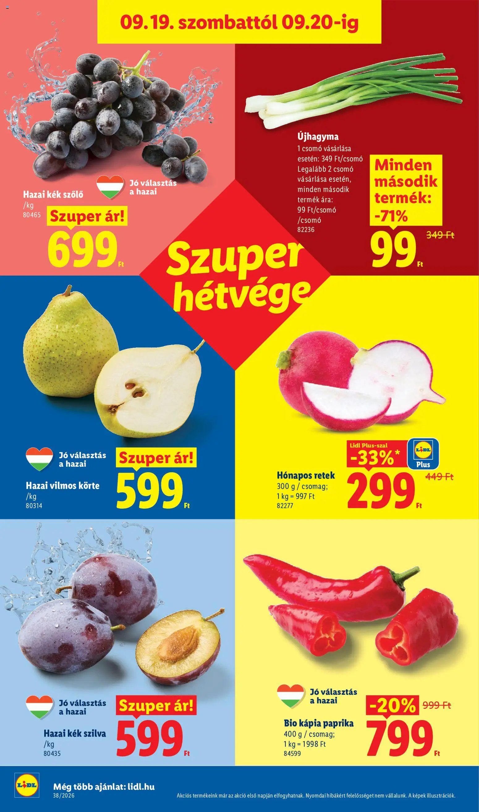 Lidl újság 2026.09.17. Lidl akciós újság