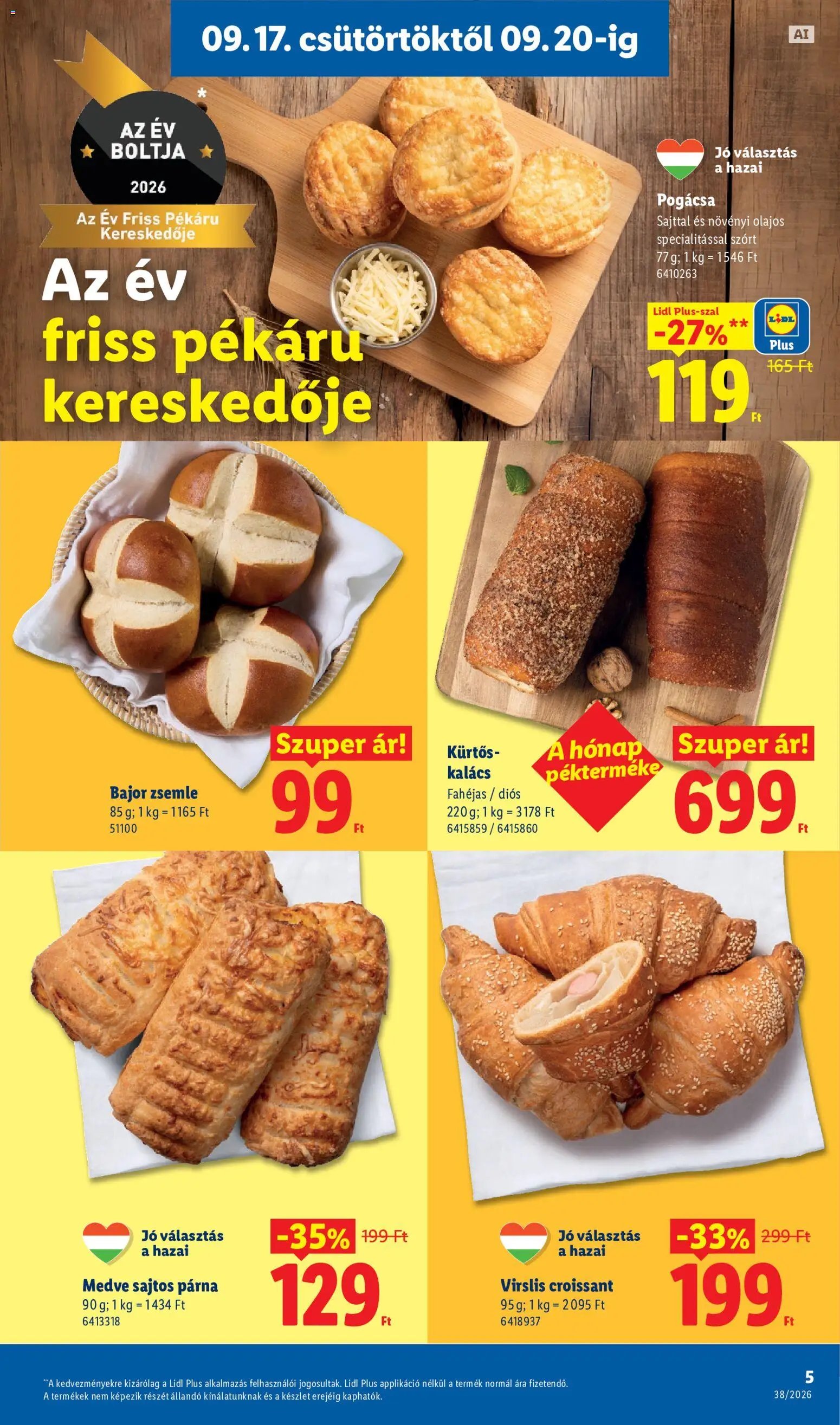 Lidl újság 2026.09.17. Lidl akciós újság