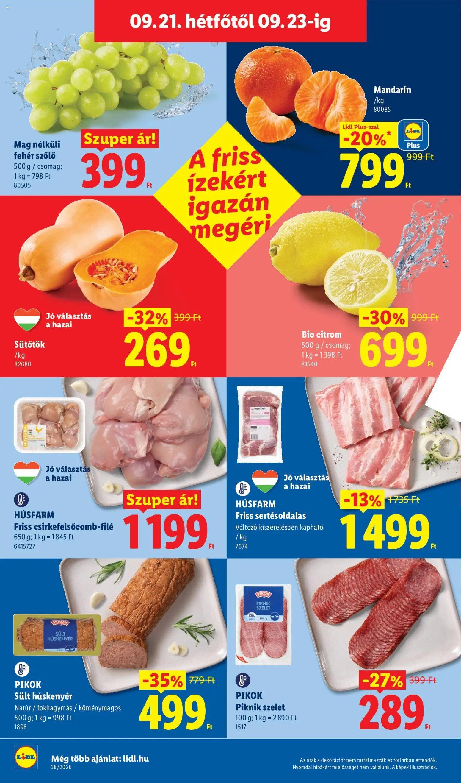 Lidl újság 2026.09.17. Lidl akciós újság