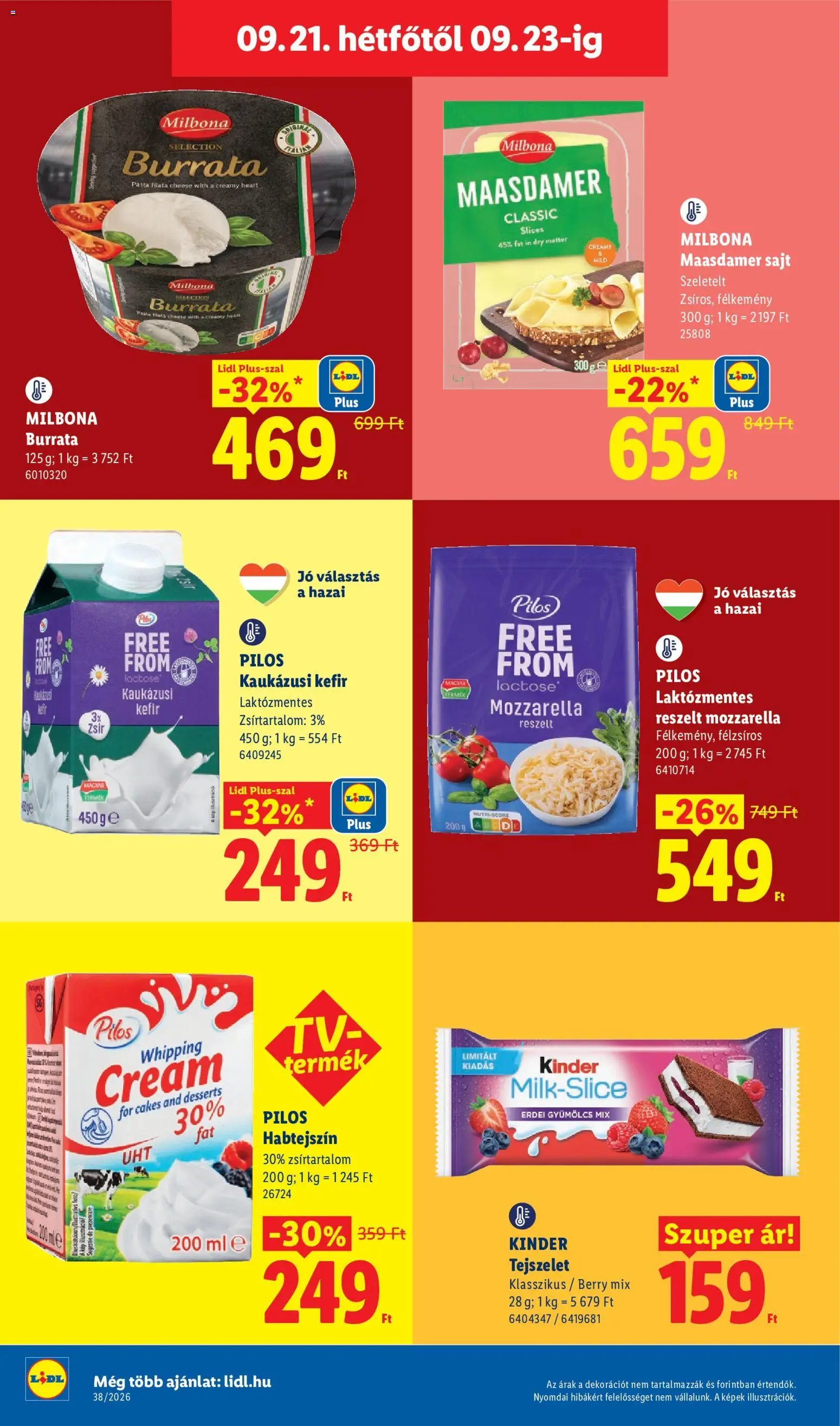 Lidl újság 2026.09.17. Lidl akciós újság