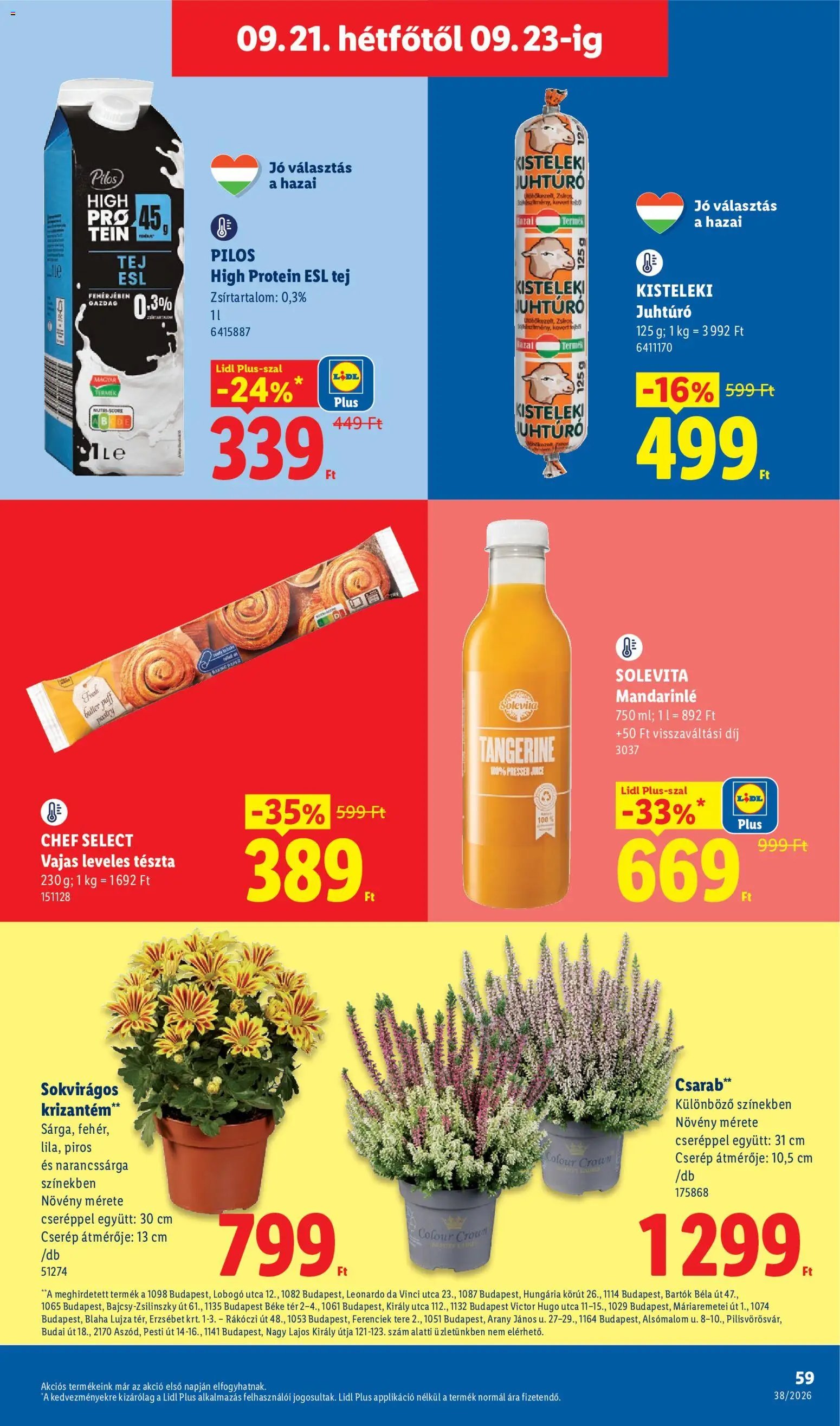 Lidl újság 2026.09.17. Lidl akciós újság