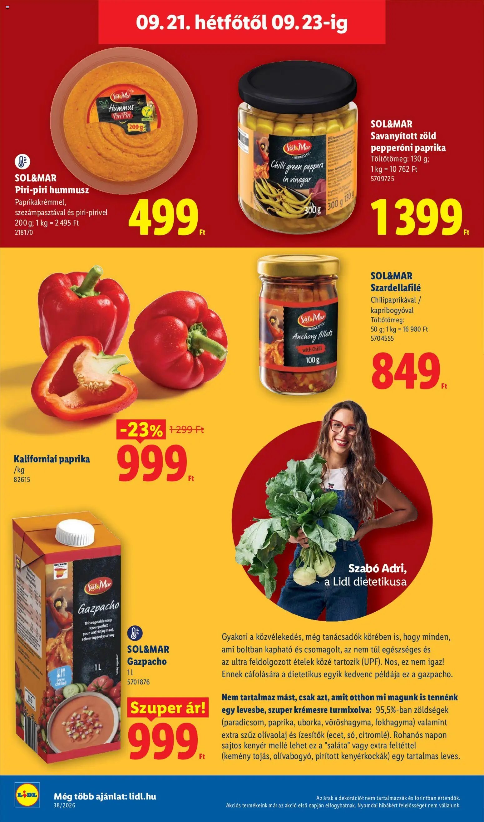 Lidl újság 2026.09.17. Lidl akciós újság