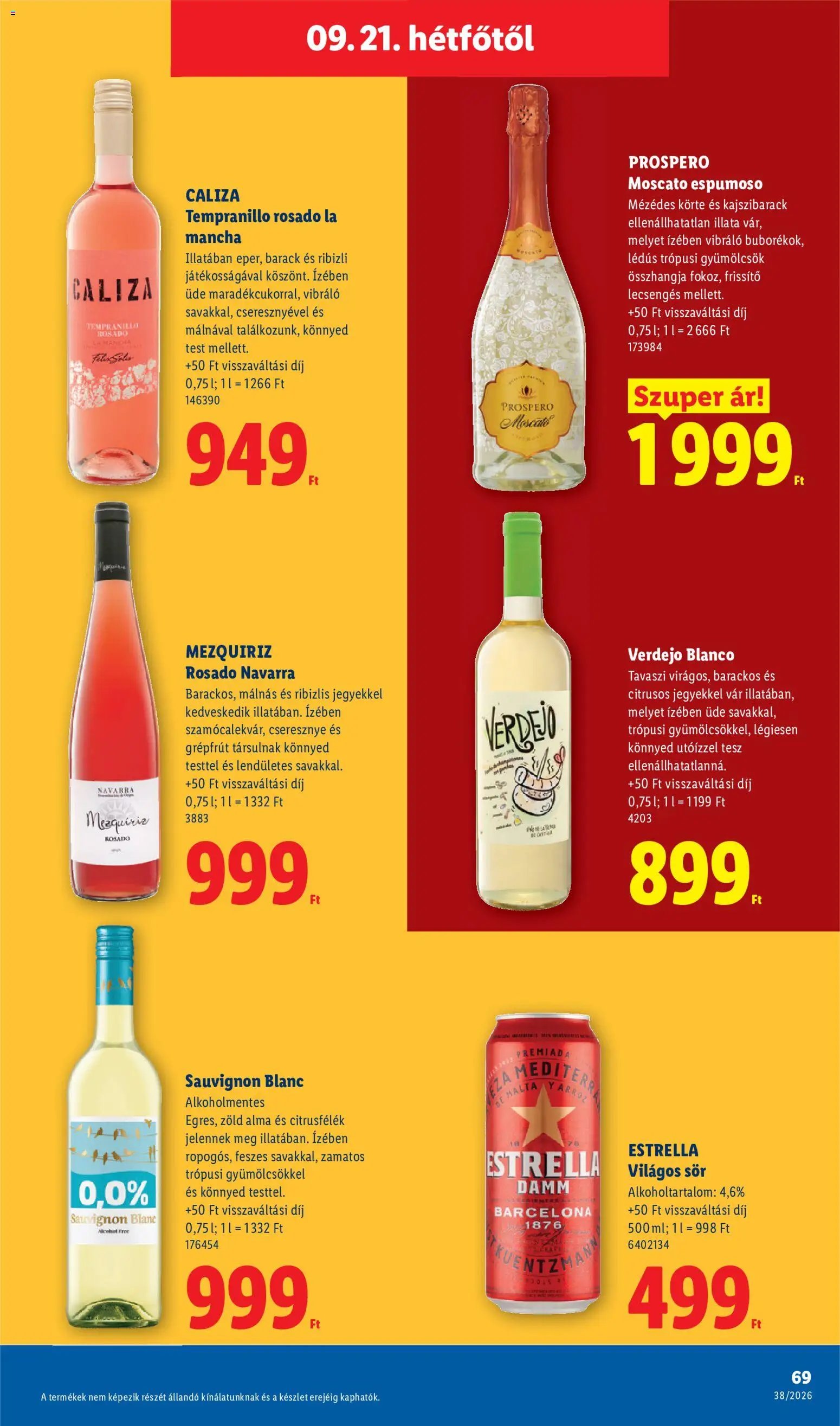 Lidl újság 2026.09.17. Lidl akciós újság