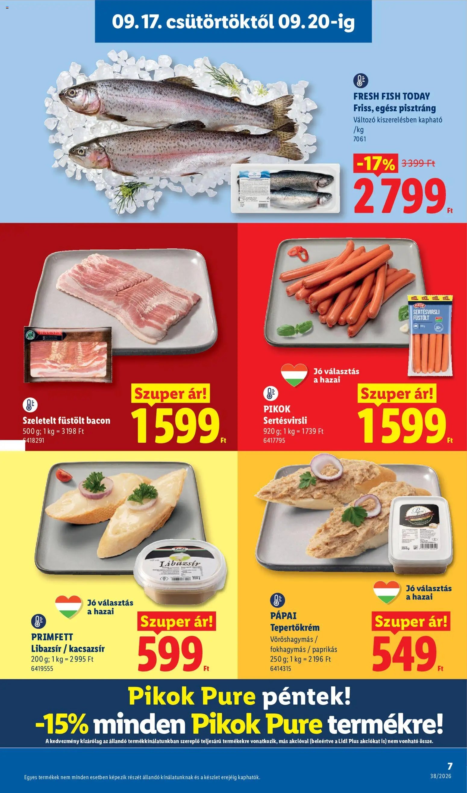 Lidl újság 2026.09.17. Lidl akciós újság