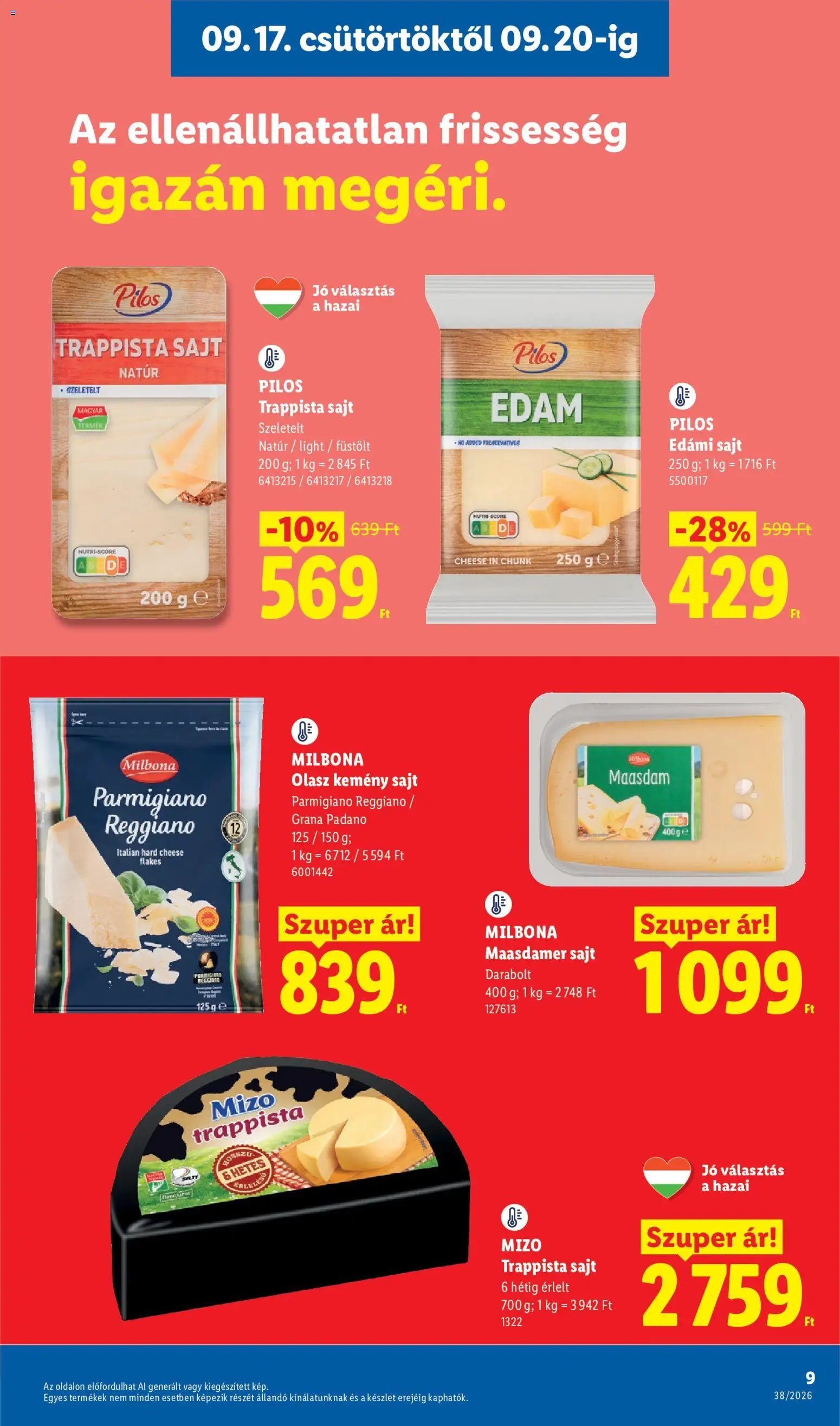 Lidl újság 2026.09.17. Lidl akciós újság