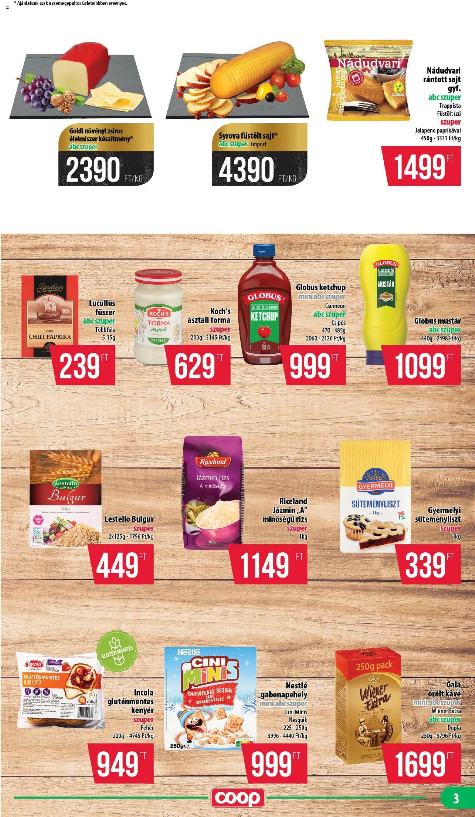 COOP újság 2026.03.19. COOP - Mini & Abc & Szuper / Nyírzem (2026-03-19 - 2026-03-25)