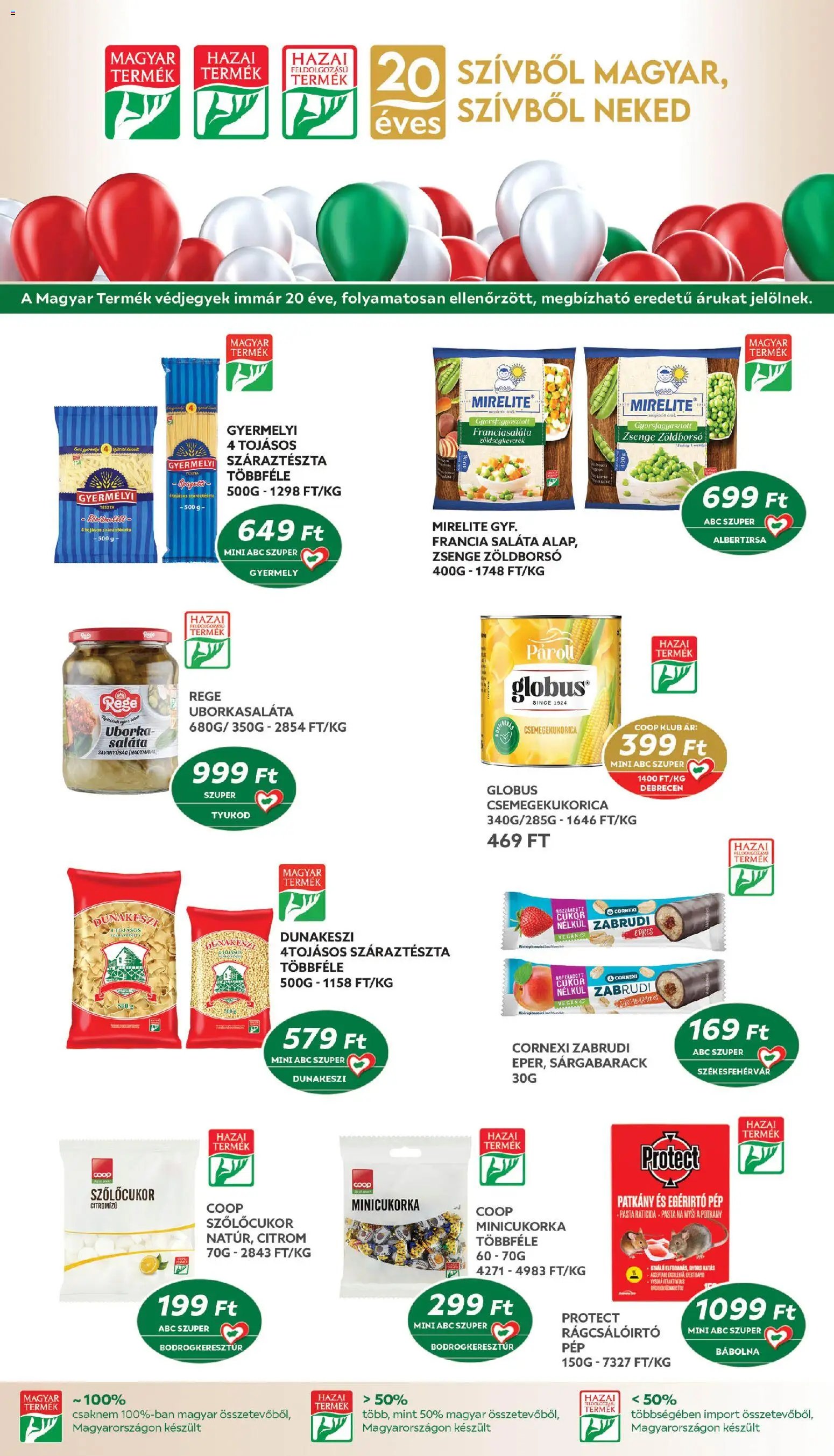 COOP újság 2026.03.19. COOP - Mini & Abc & Szuper / Nyírzem (2026-03-19 - 2026-03-25)