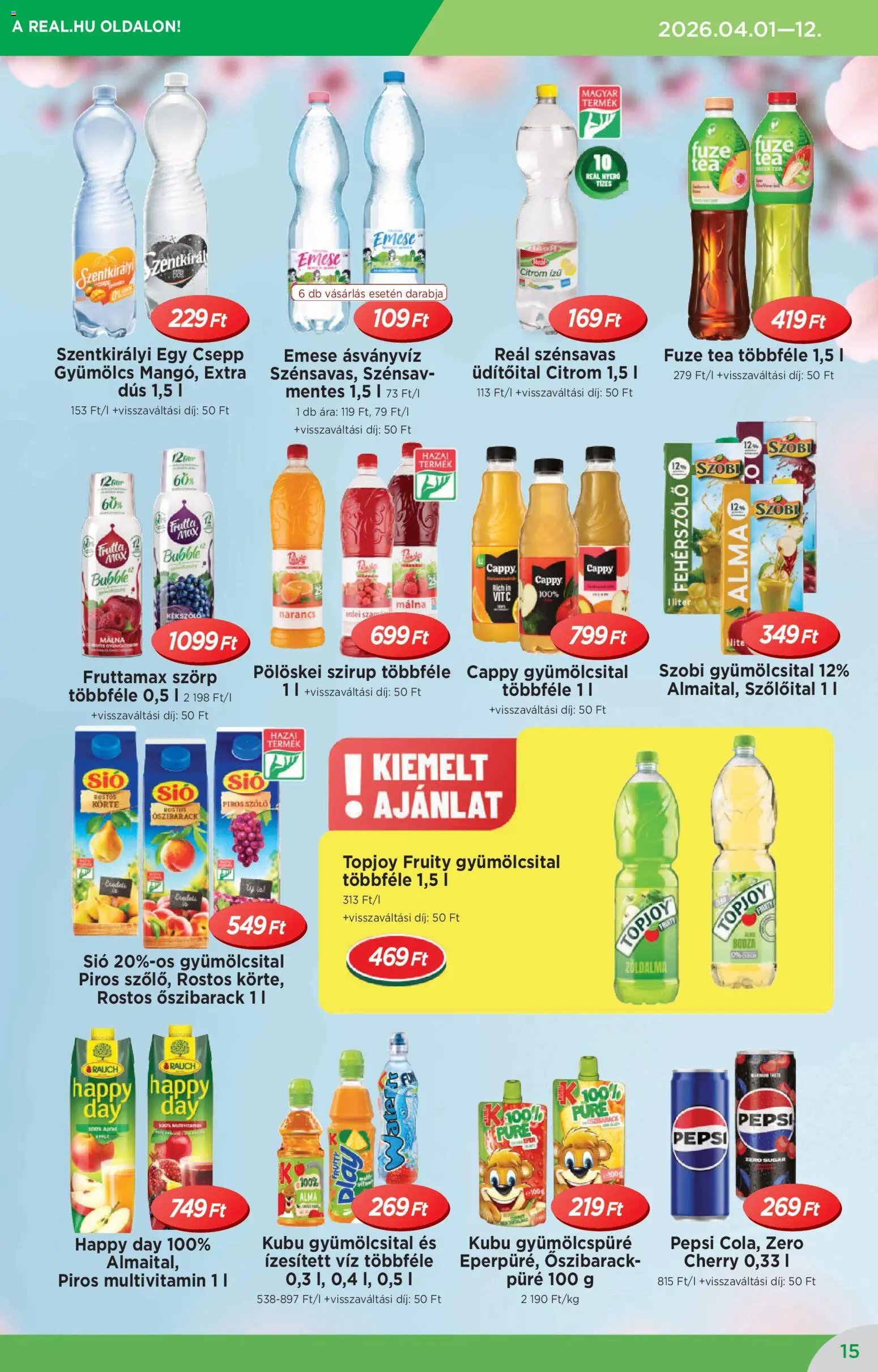 Reál újság 2026.04.01. Reál akciós újság (2026-04-01 - 2026-04-12)