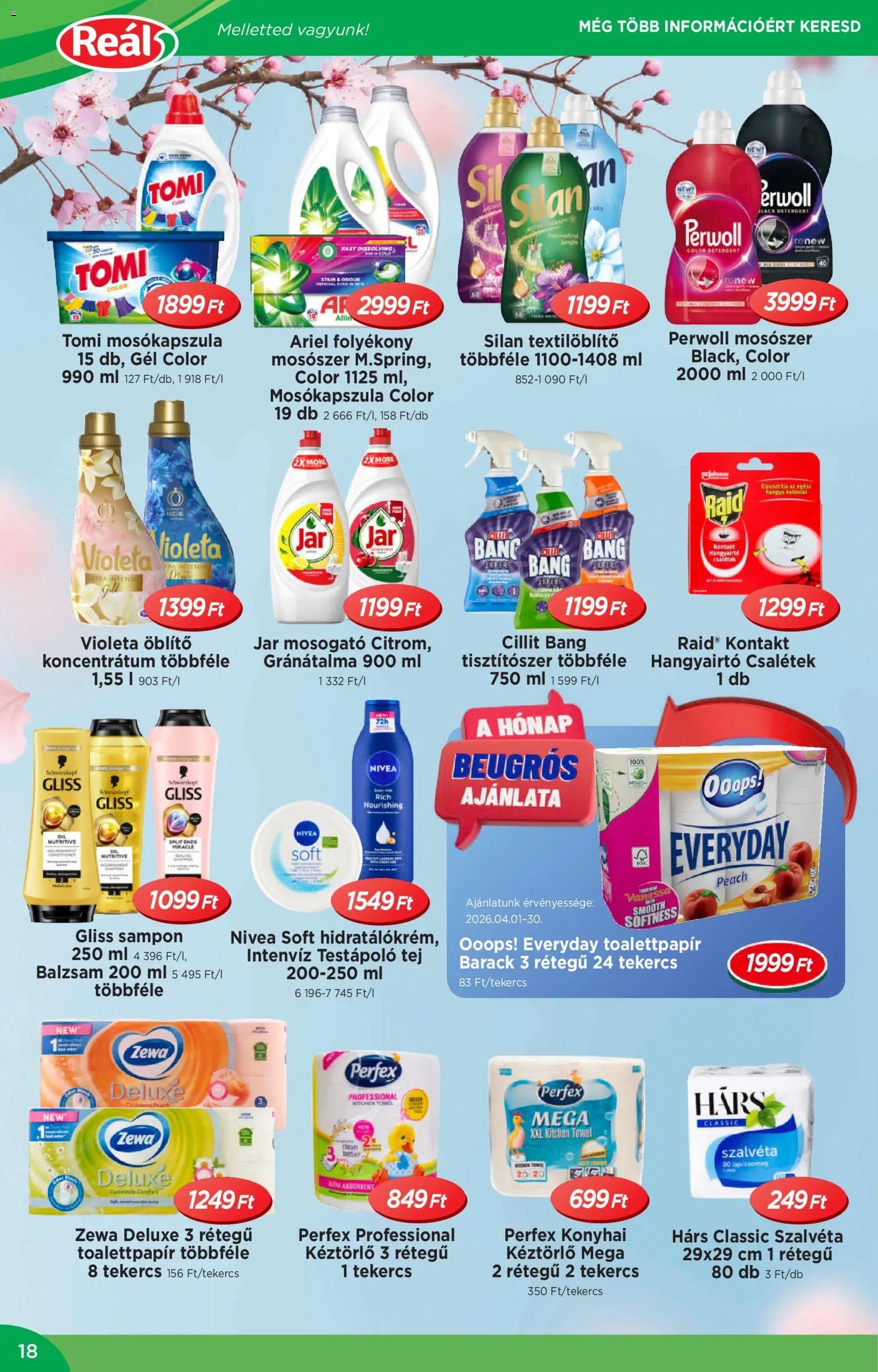Reál újság 2026.04.01. Reál akciós újság (2026-04-01 - 2026-04-12)