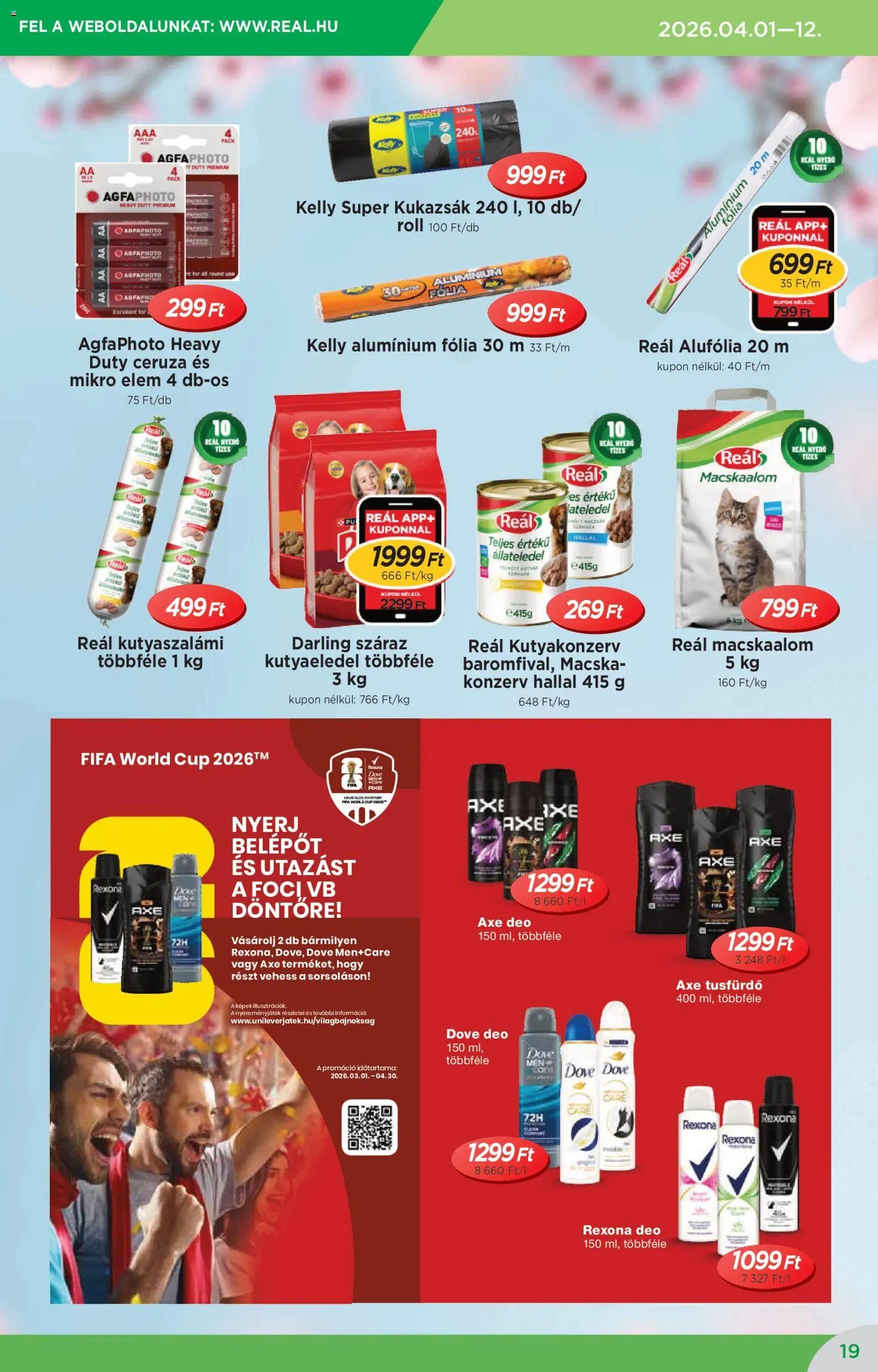 Reál újság 2026.04.01. Reál akciós újság (2026-04-01 - 2026-04-12)