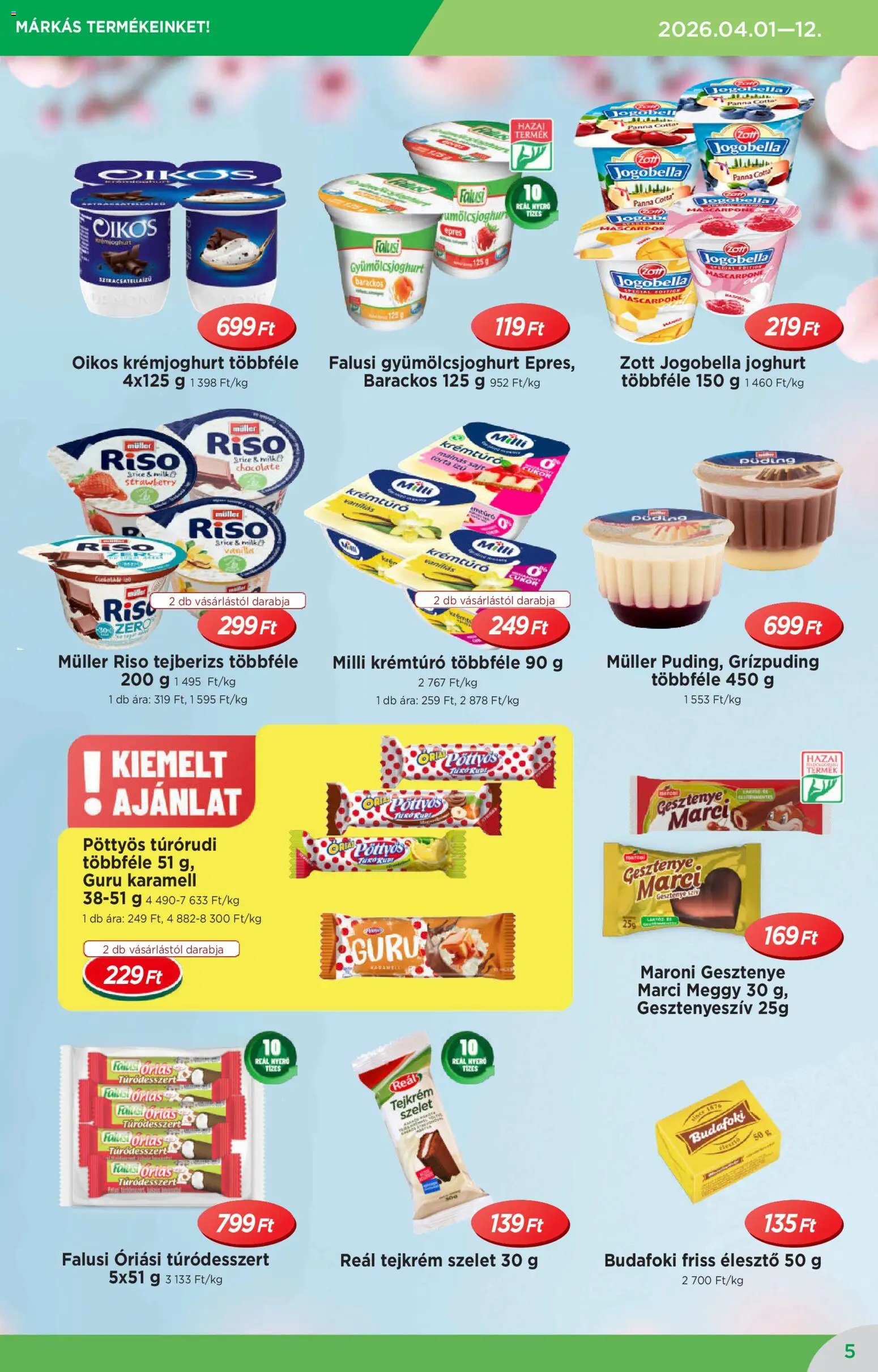 Reál újság 2026.04.01. Reál akciós újság (2026-04-01 - 2026-04-12)