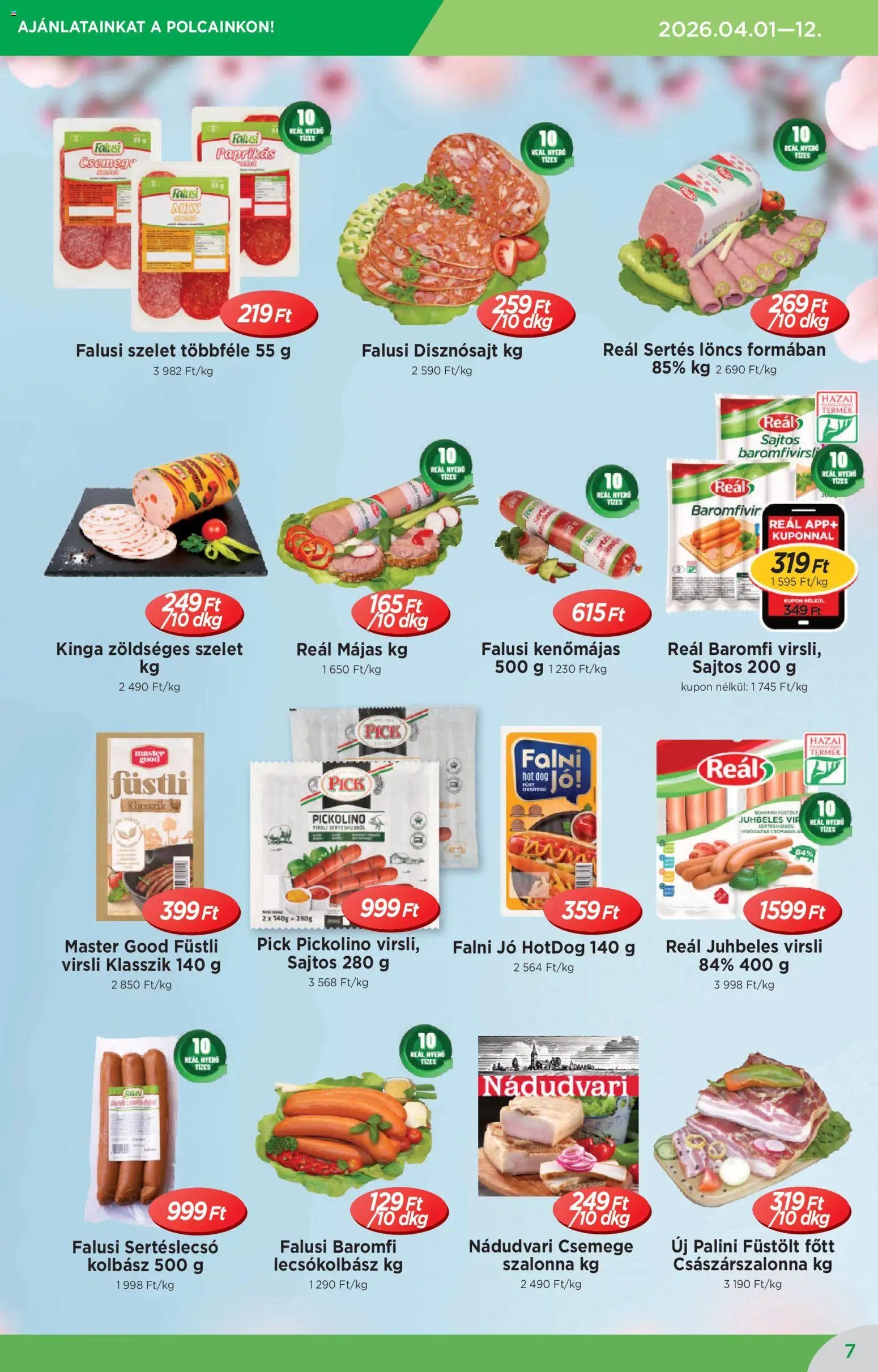 Reál újság 2026.04.01. Reál akciós újság (2026-04-01 - 2026-04-12)