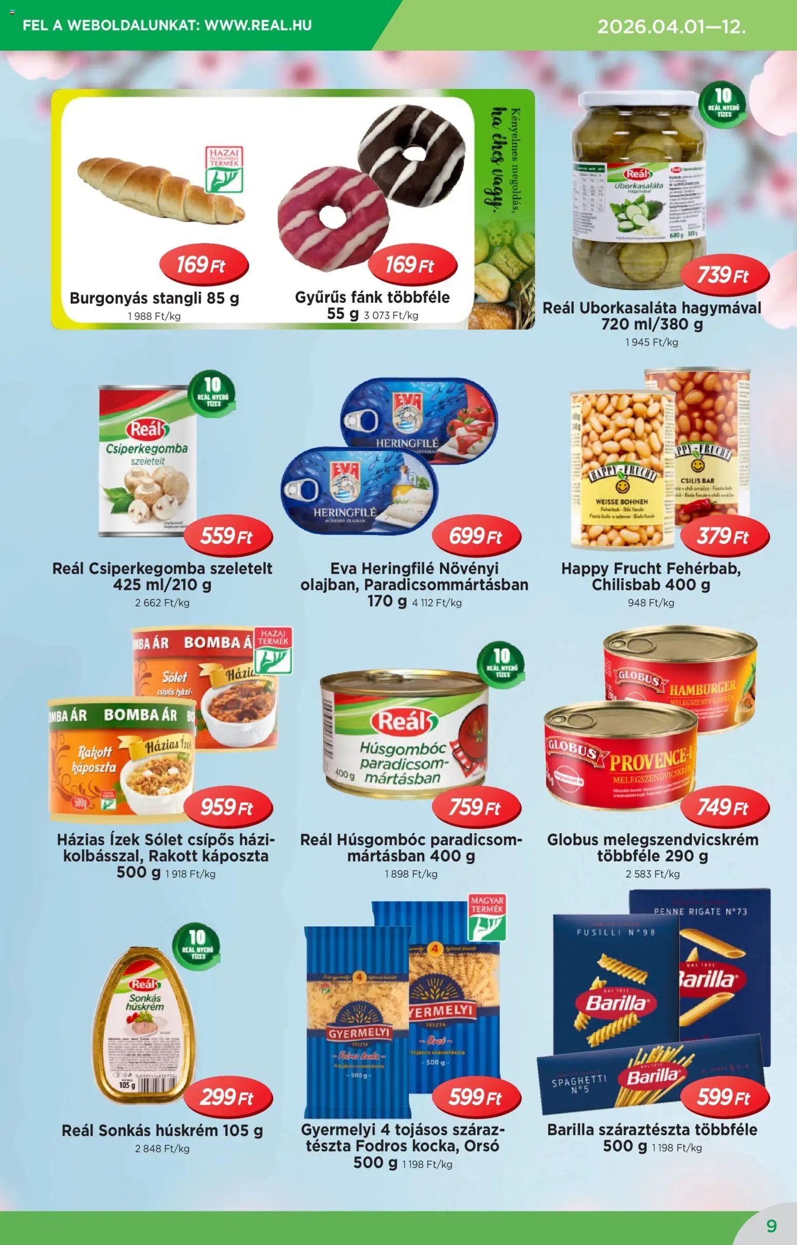 Reál újság 2026.04.01. Reál akciós újság (2026-04-01 - 2026-04-12)