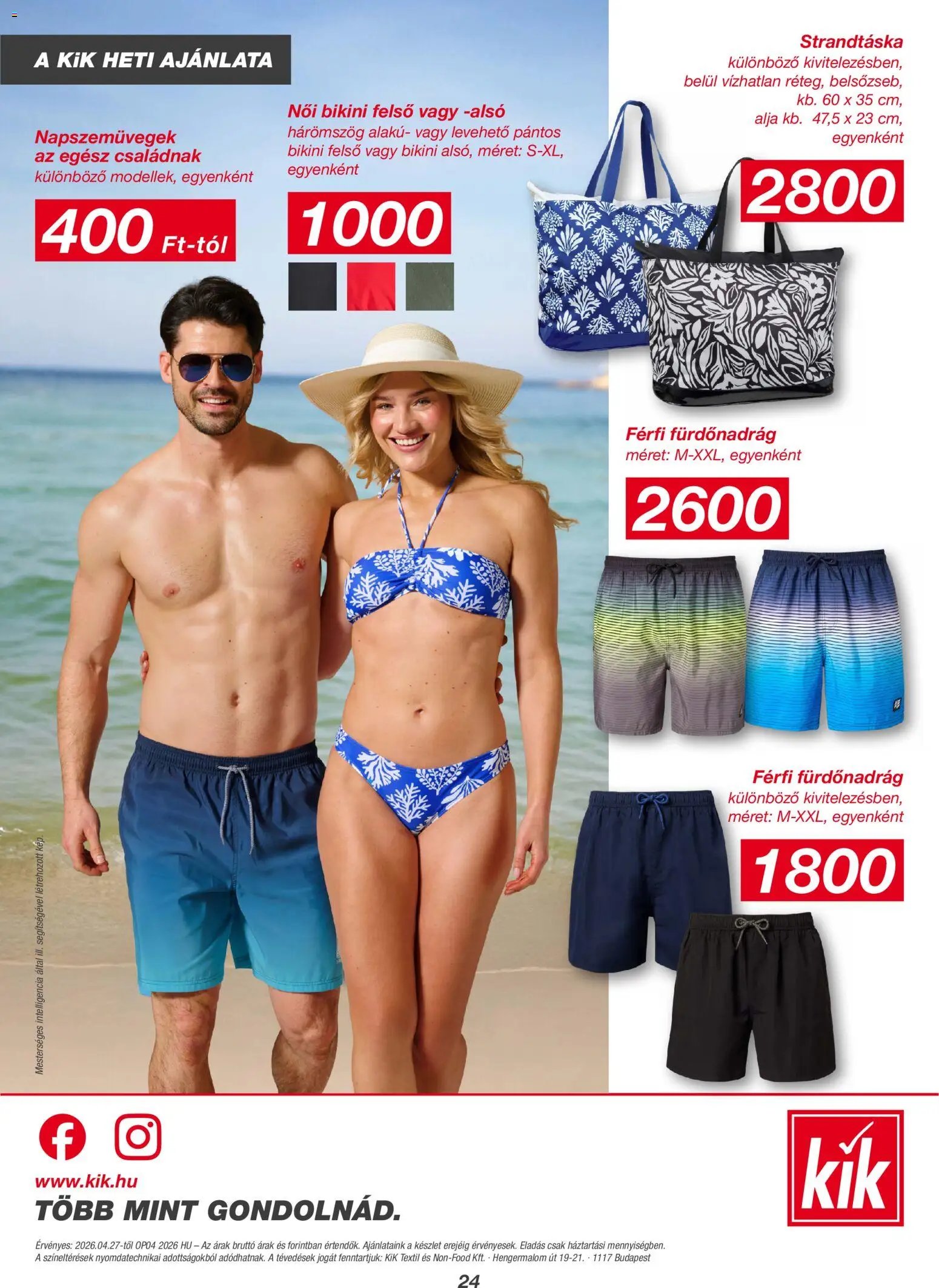 Kik újság 2026.04.27. Kik akciós újság (2026-04-27)