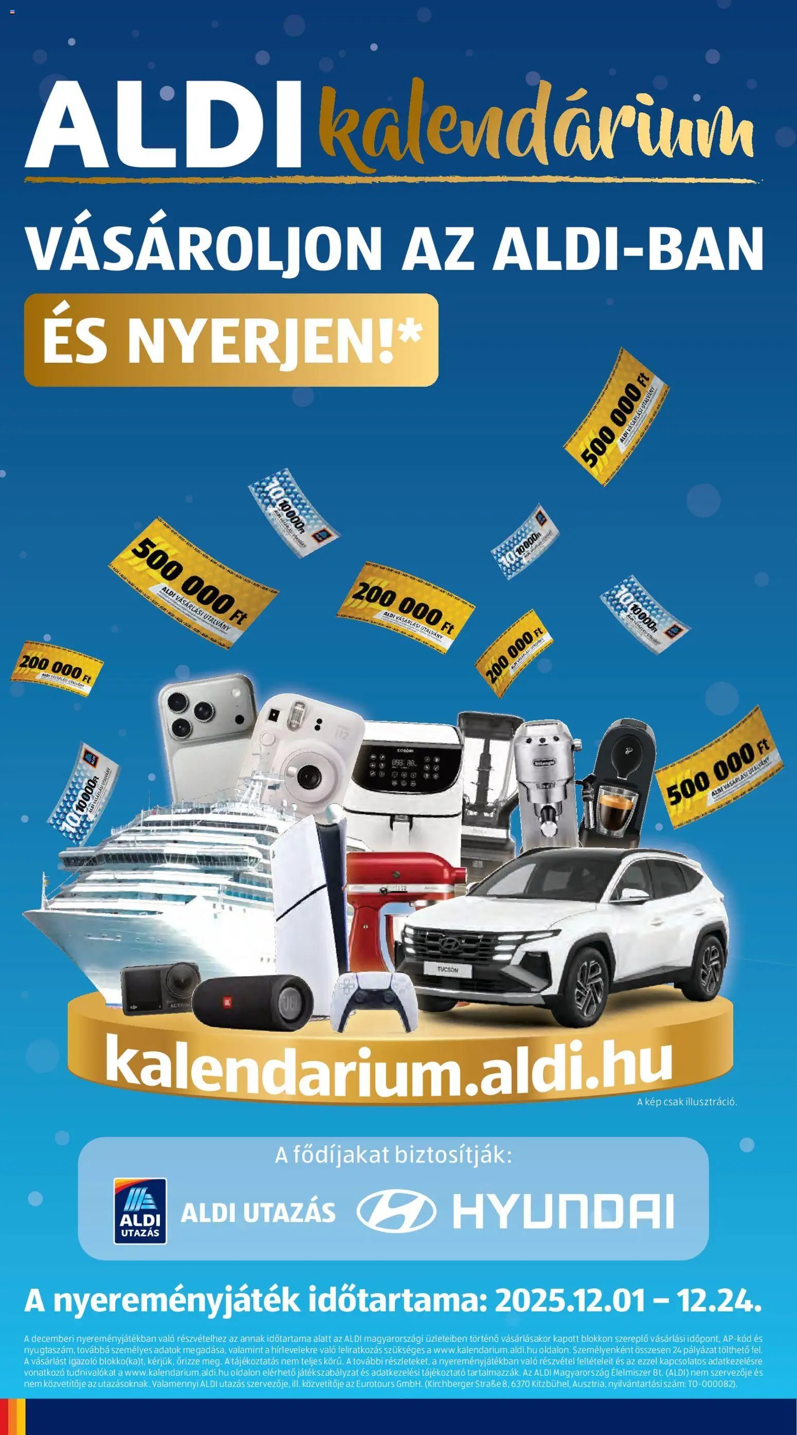 Aldi újság 2025.12.18. Középső sor termékei (2025-12-18 - 2025-12-24)