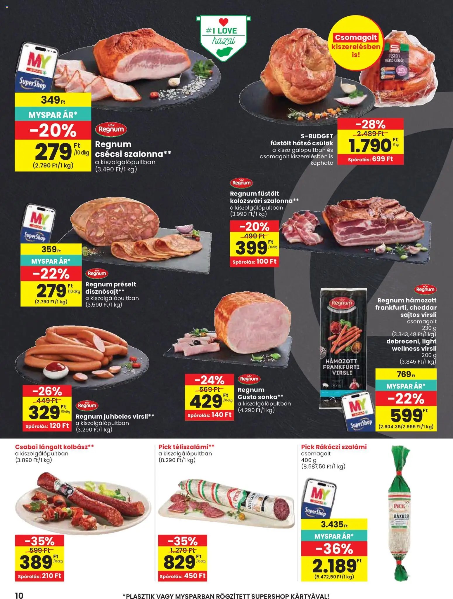 Spar újság 2026.10.08. Spar akciós újság