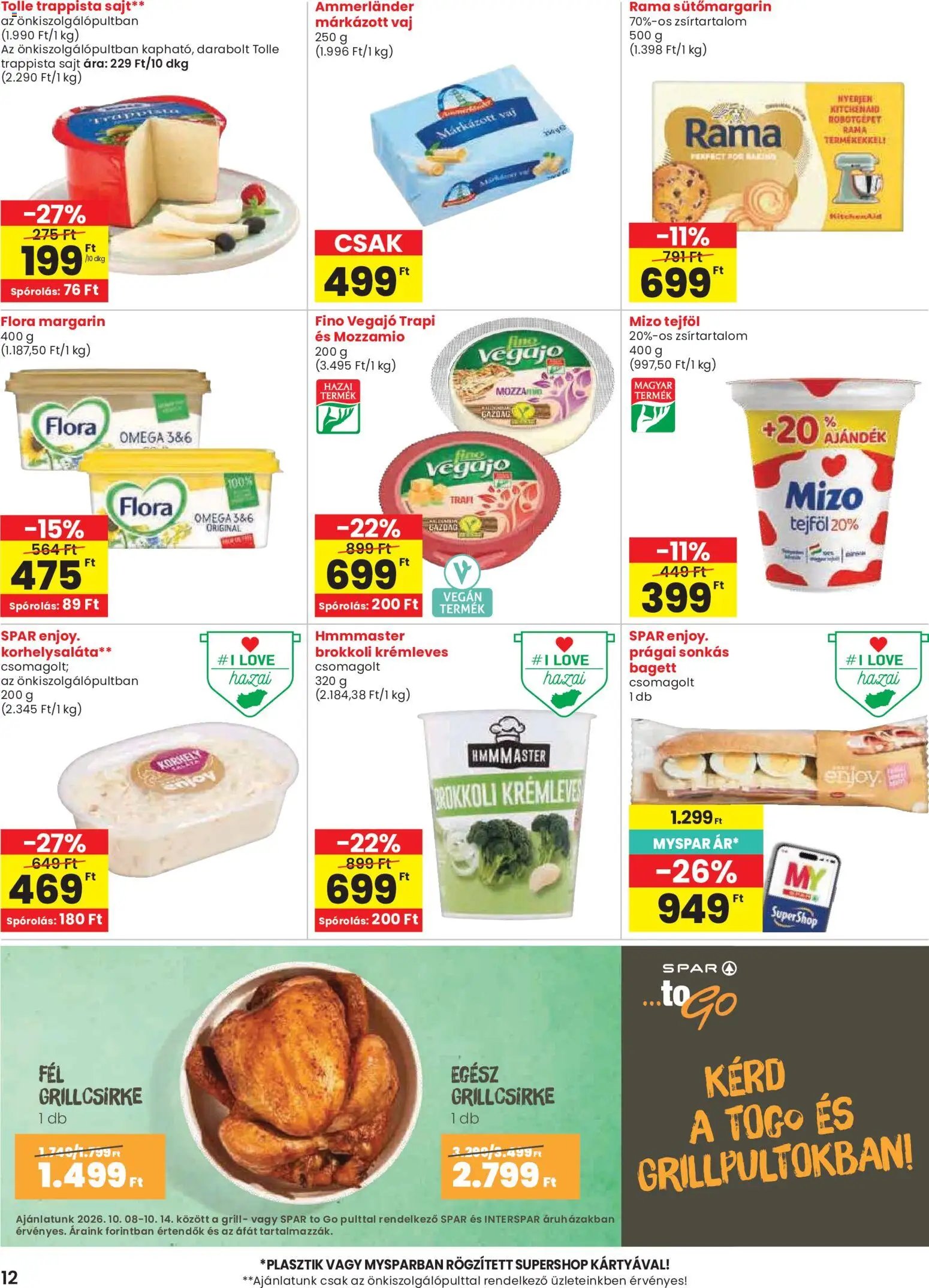 Spar újság 2026.10.08. Spar akciós újság