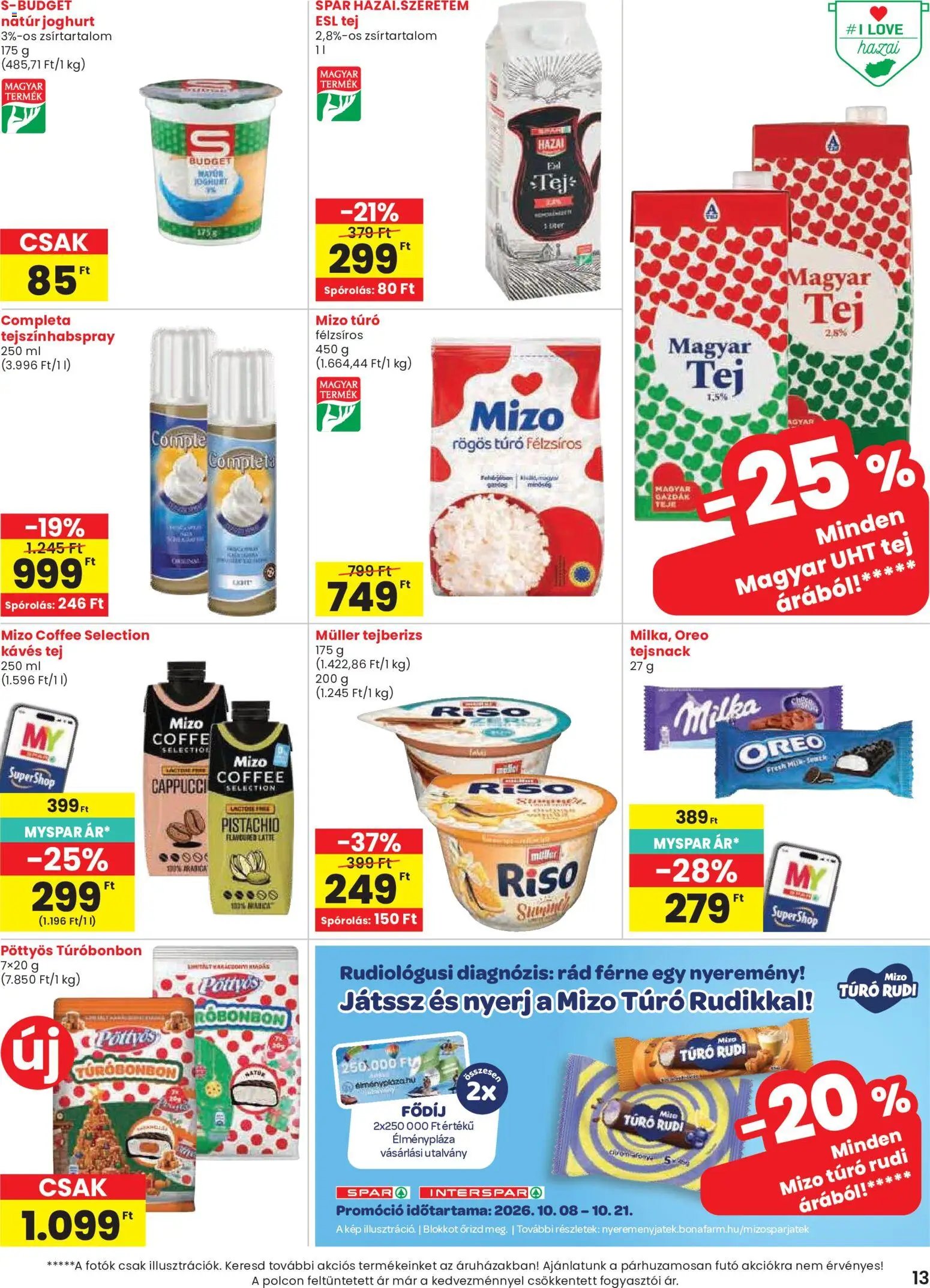Spar újság 2026.10.08. Spar akciós újság